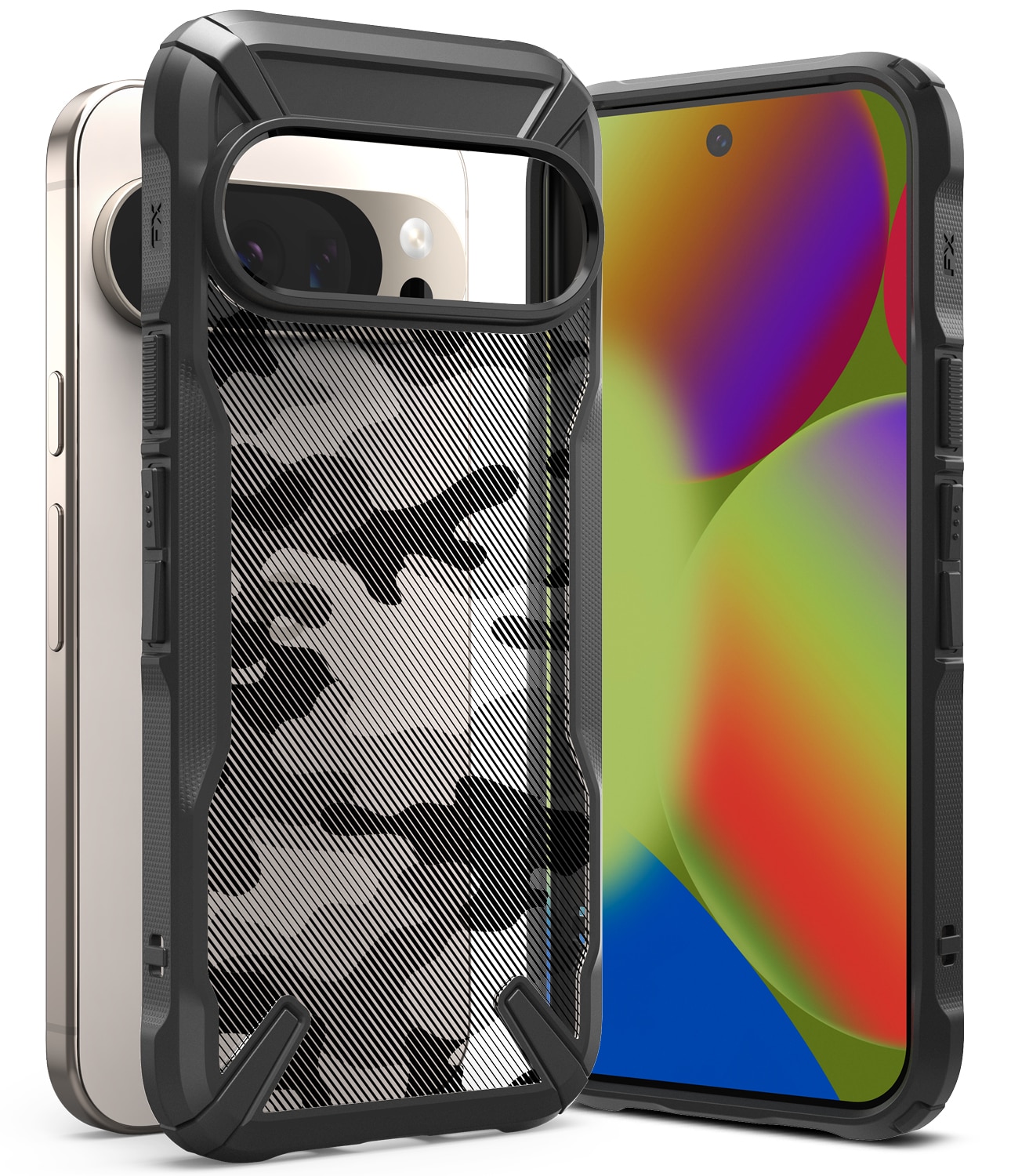 Cover Fusion X Google Pixel 10 Pro Camo Black