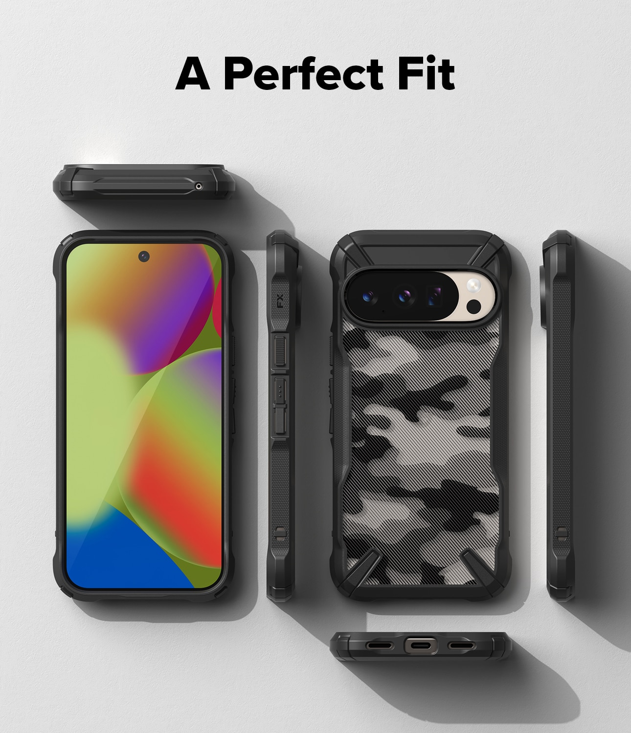 Cover Fusion X Google Pixel 10 Pro Camo Black