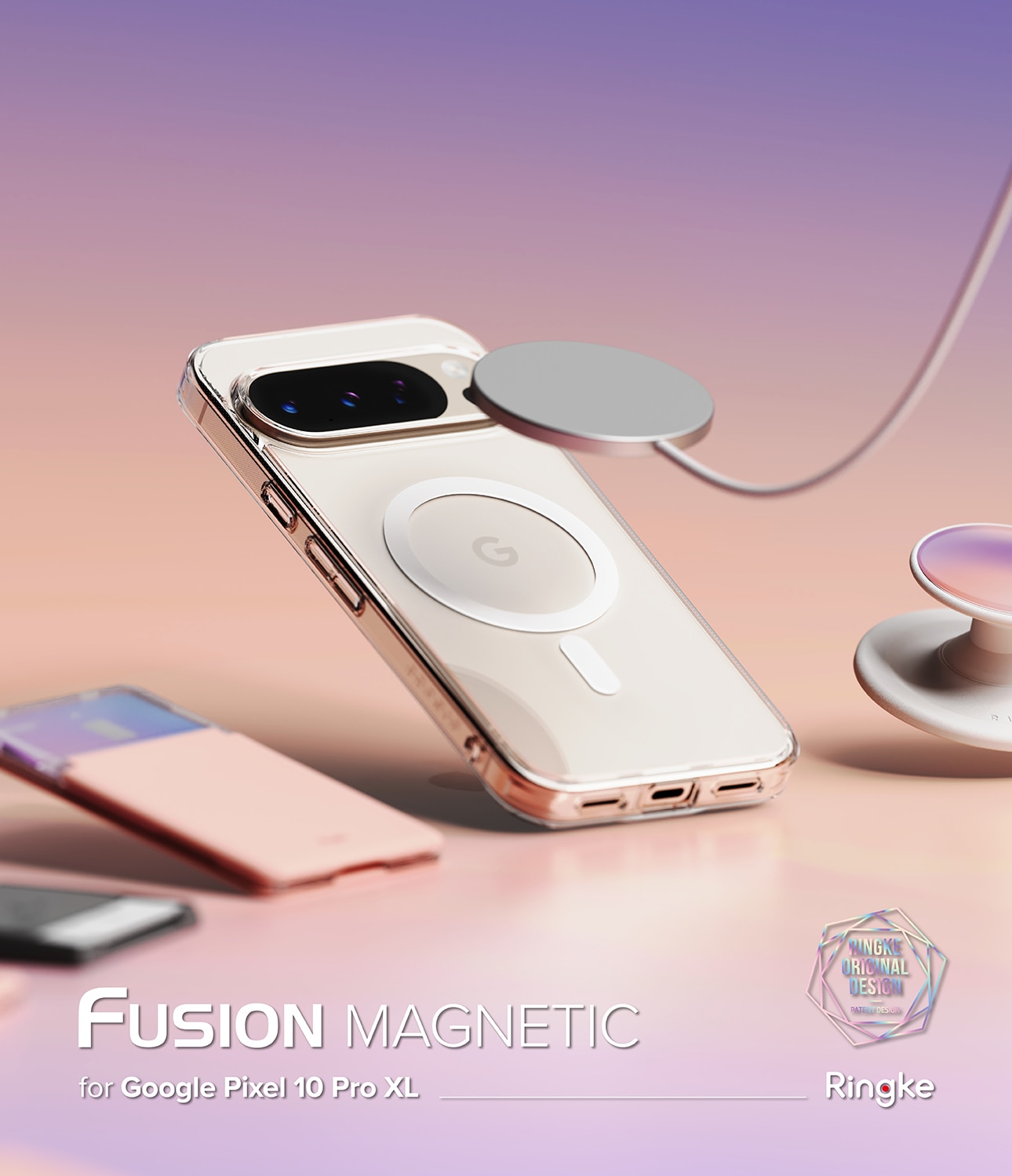 Cover Fusion Magnetic Google Pixel 10 Pro XL Trasparente