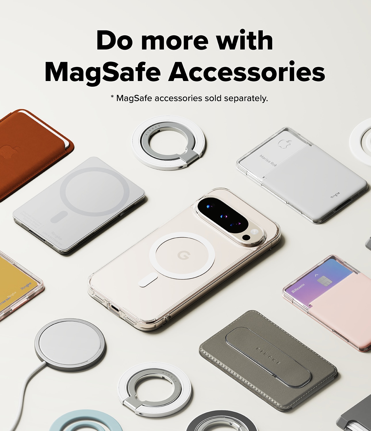 Cover Fusion Magnetic Google Pixel 10 Pro XL Trasparente