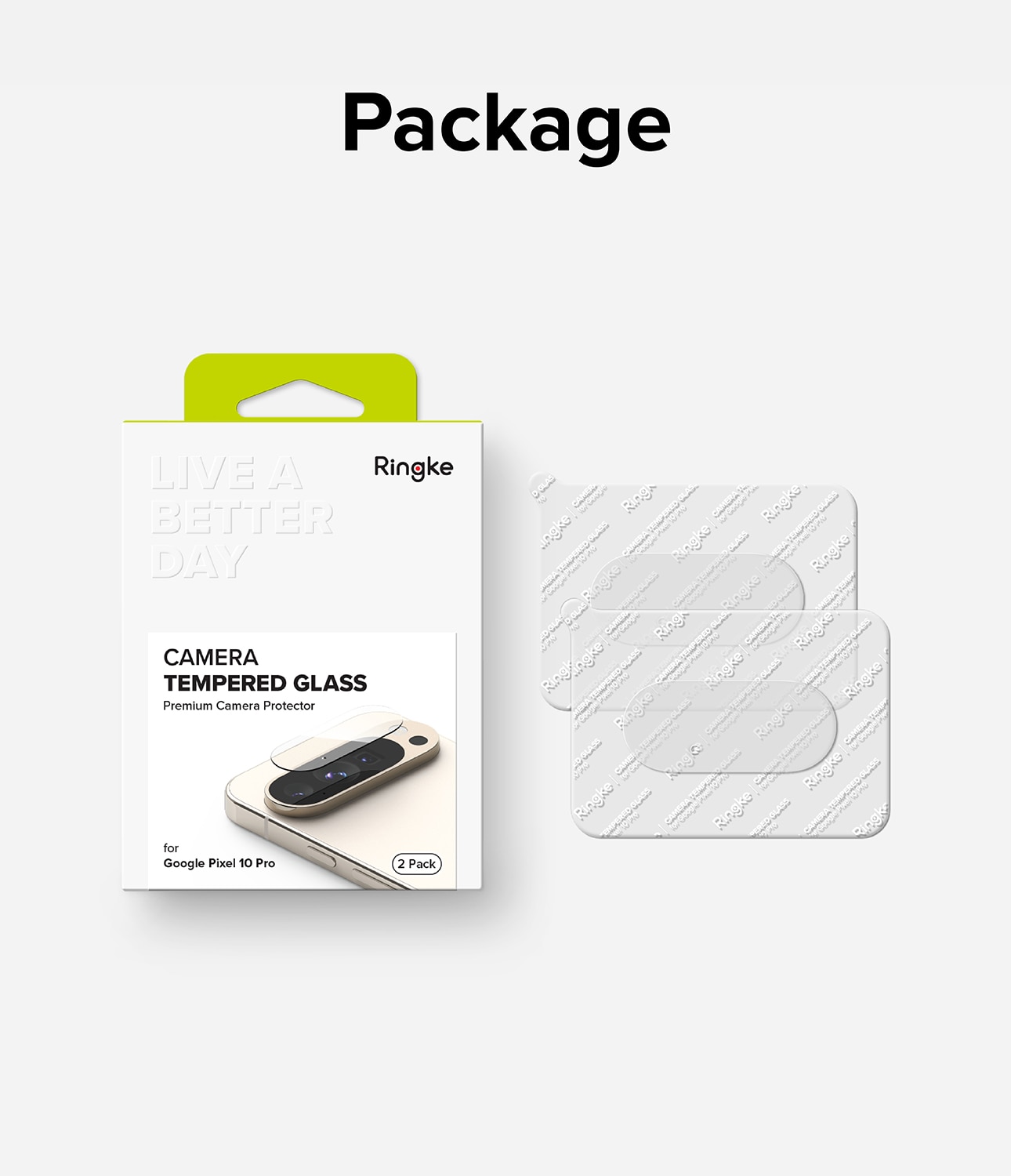 Camera Protector Glass (2 pezzi) Google Pixel 10 Pro