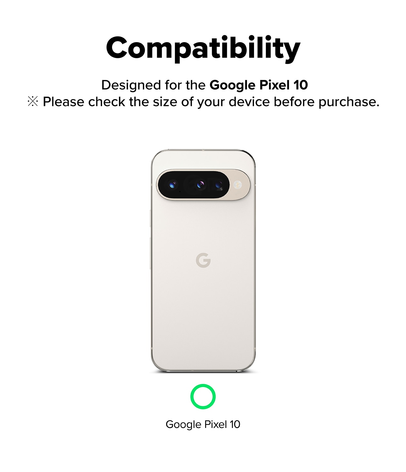 Camera Protector Glass (2 pezzi) Google Pixel 10