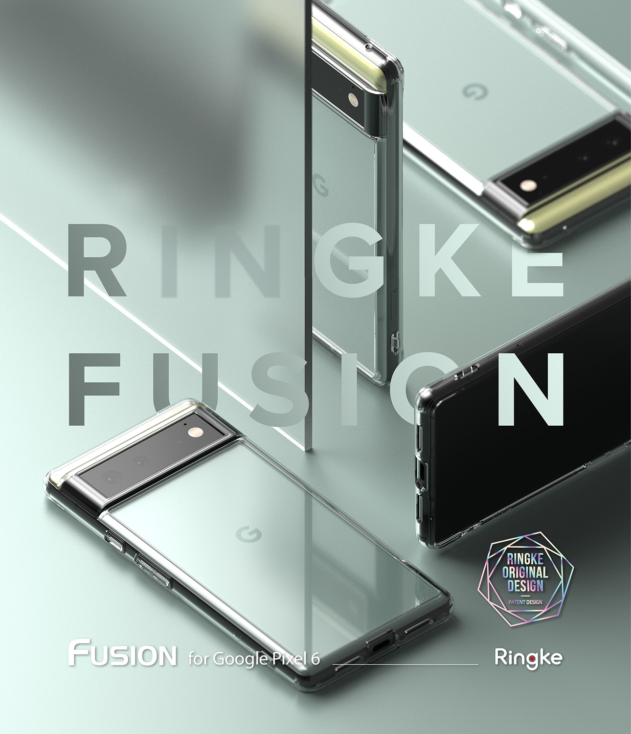 Cover Fusion Google Pixel 6 Trasparente