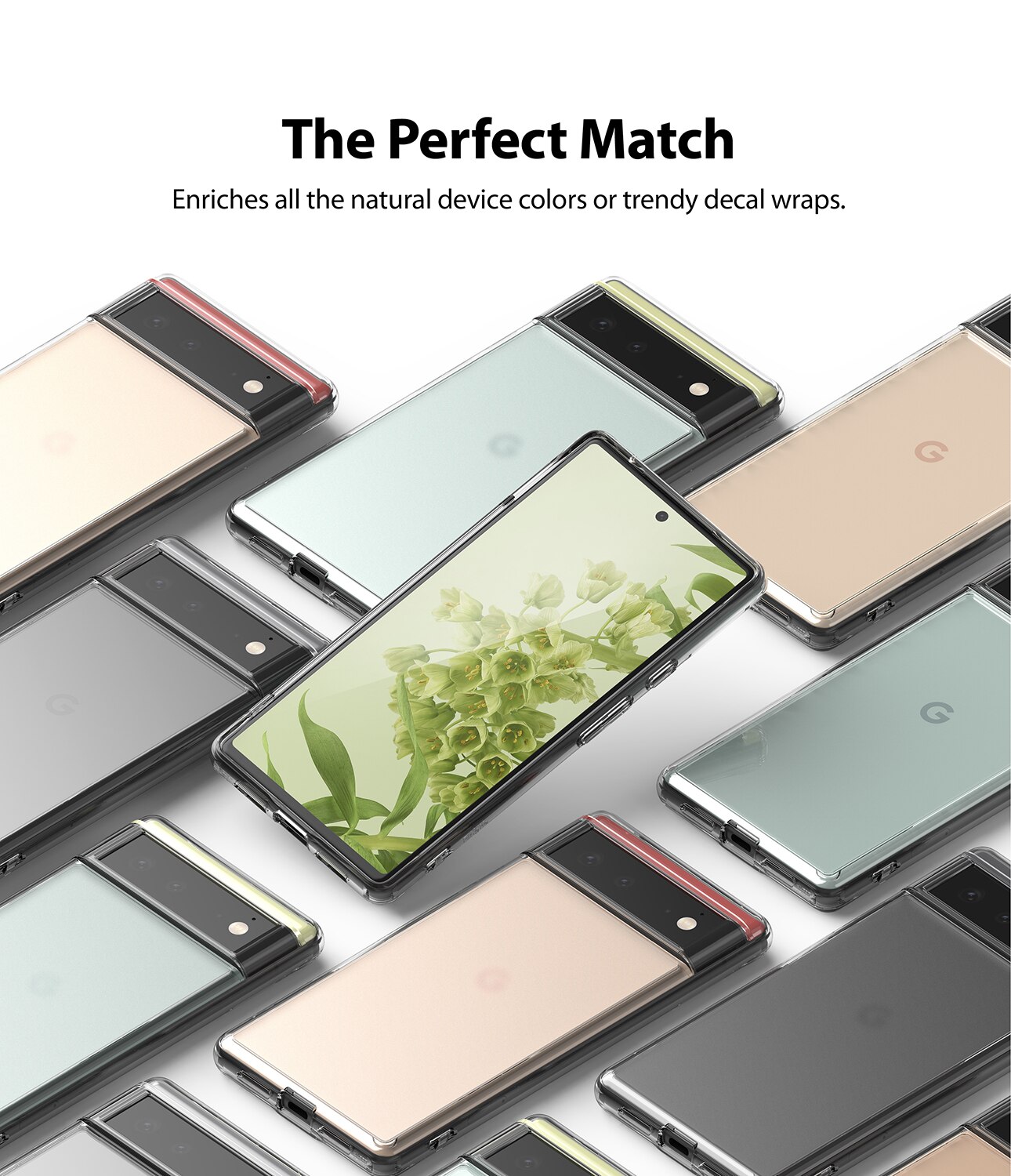 Cover Fusion Google Pixel 6 Trasparente