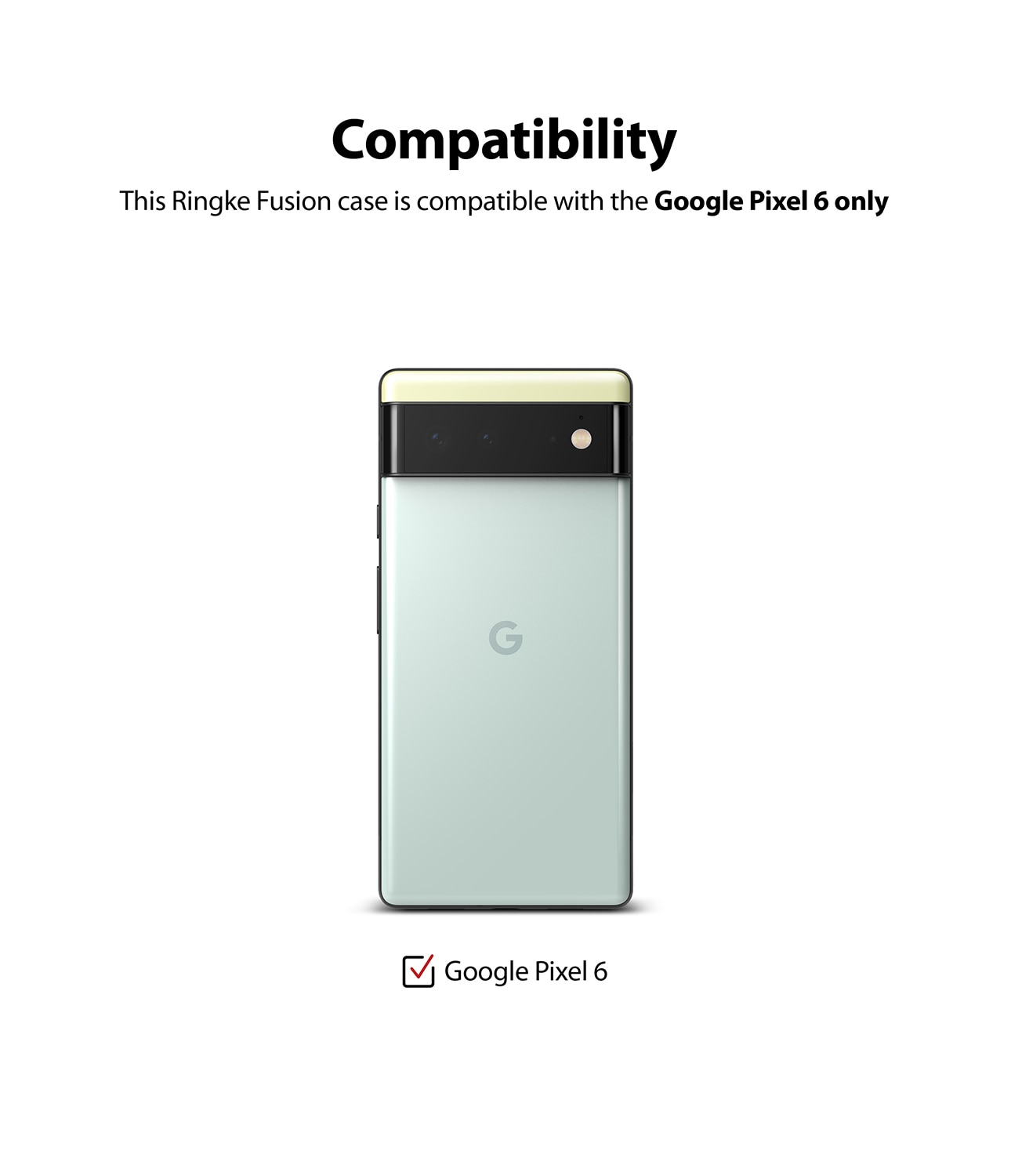 Cover Fusion Google Pixel 6 Trasparente