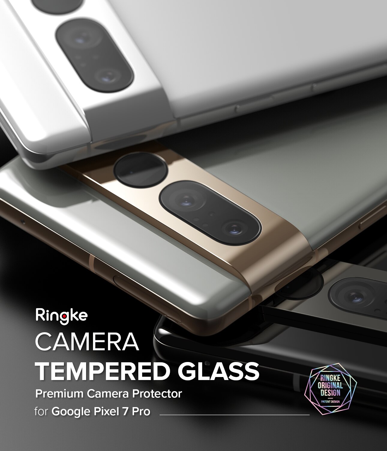 Camera Protector Glass (3-pack) Google Pixel 7 Pro Trasparente