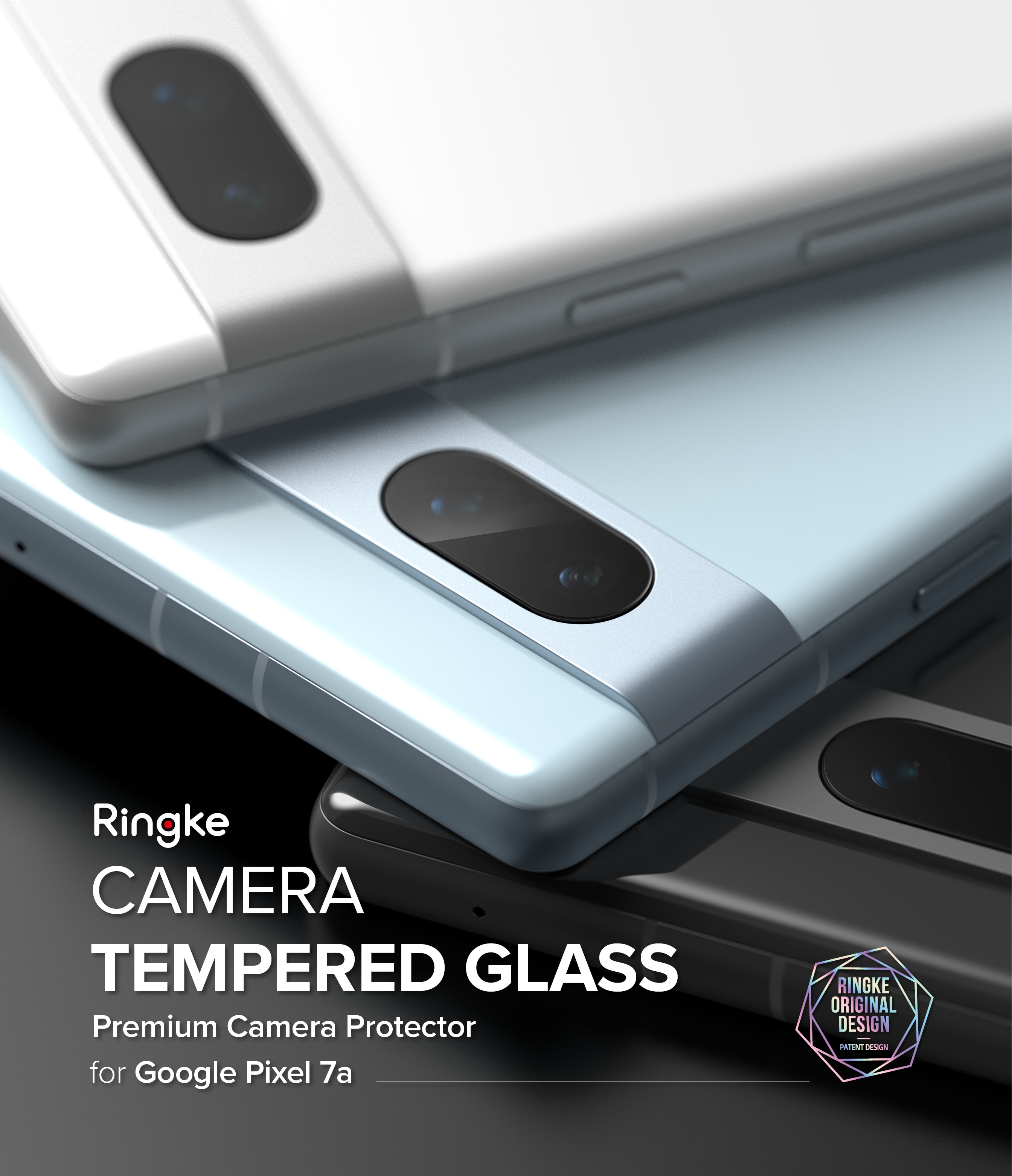 Camera Protector Glass (3-pack) Google Pixel 7a Trasparente