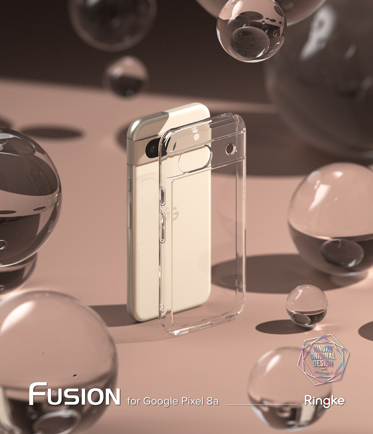 Cover Fusion Google Pixel 8a Clear