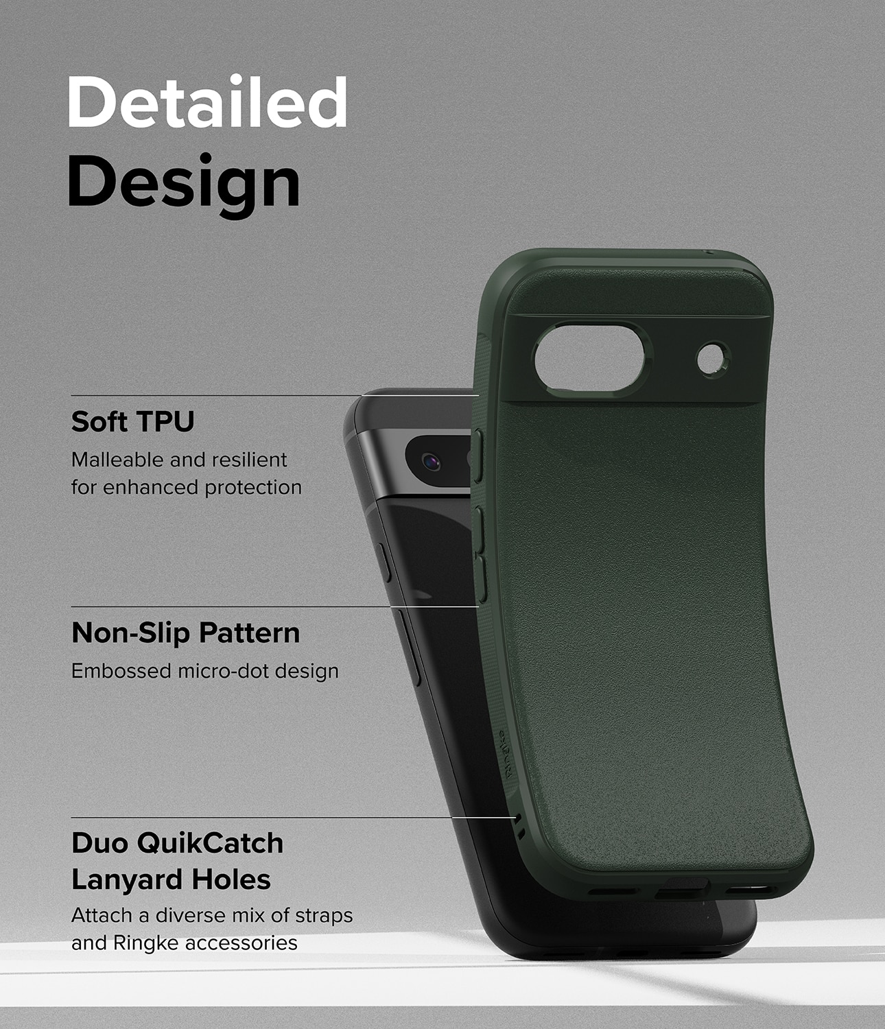 Cover Onyx Google Pixel 8a Dark Green