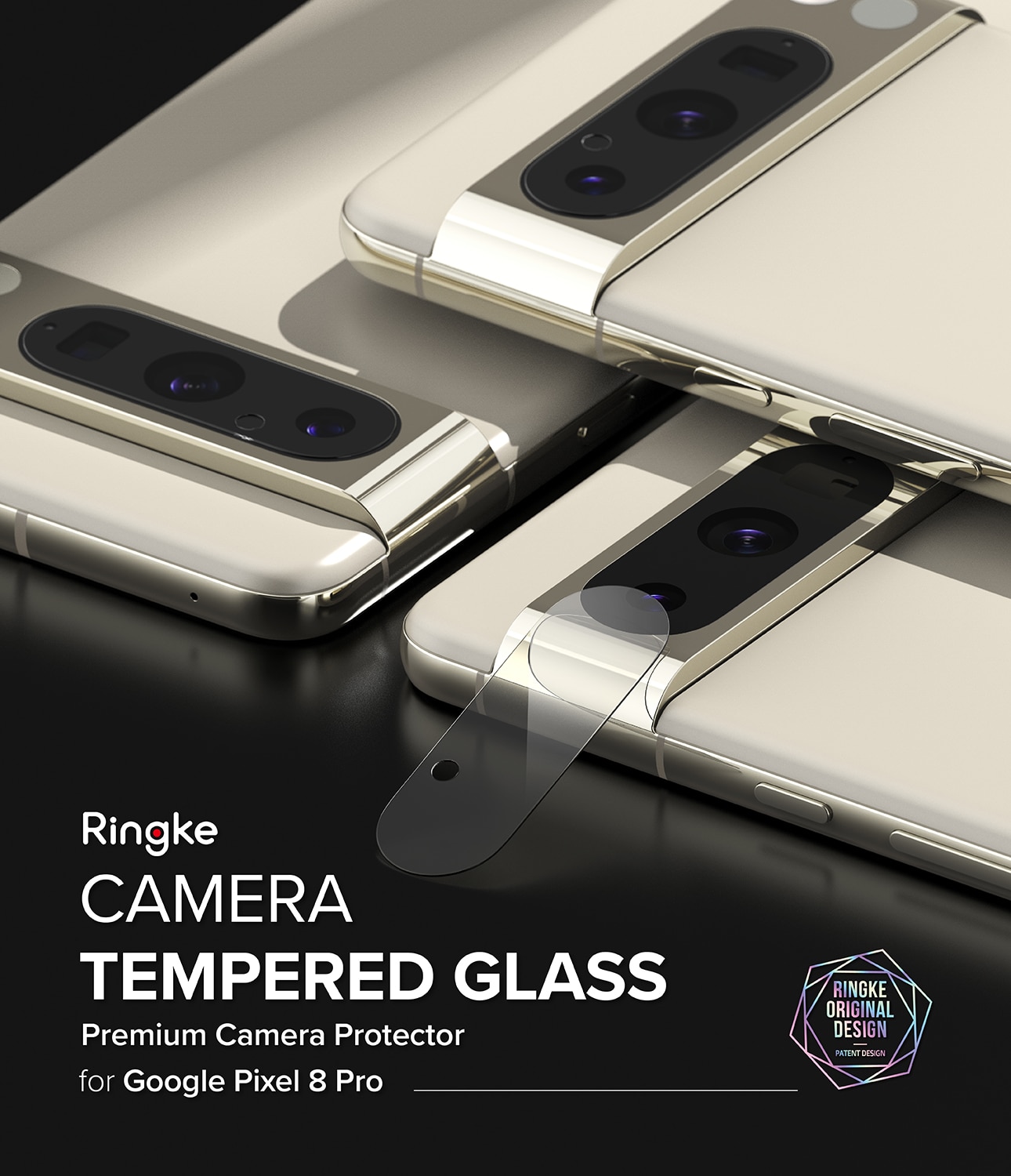 Camera Protector Glass (3-pack) Google Pixel 8 Pro Trasparente