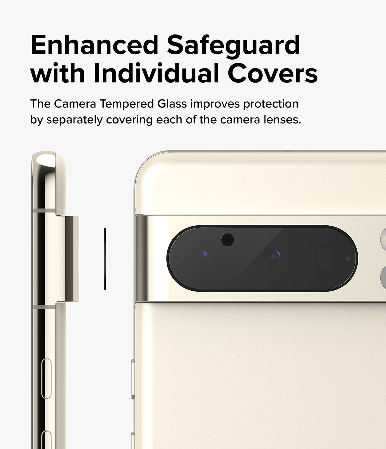 Camera Protector Glass (3-pack) Google Pixel 8 Pro Trasparente