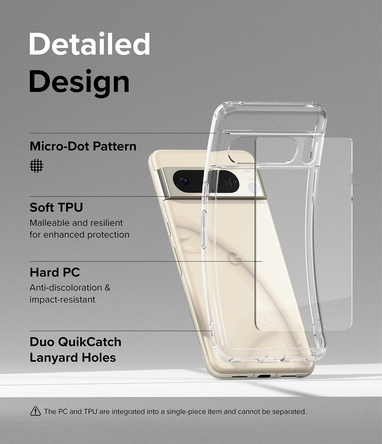 Cover Fusion Google Pixel 8 Pro Clear