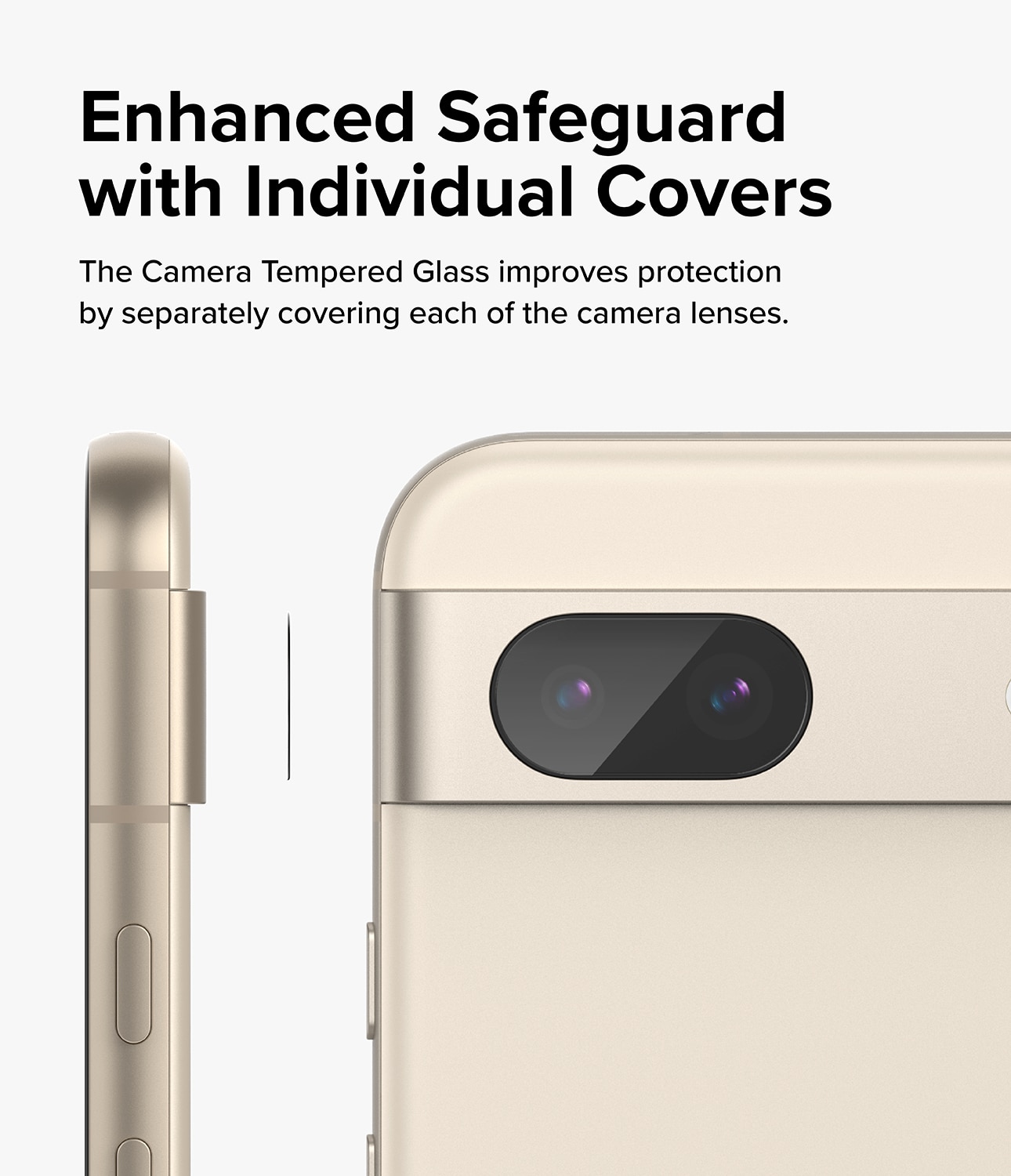 Camera Protector Glass (3-pack) Google Pixel 8a Trasparente