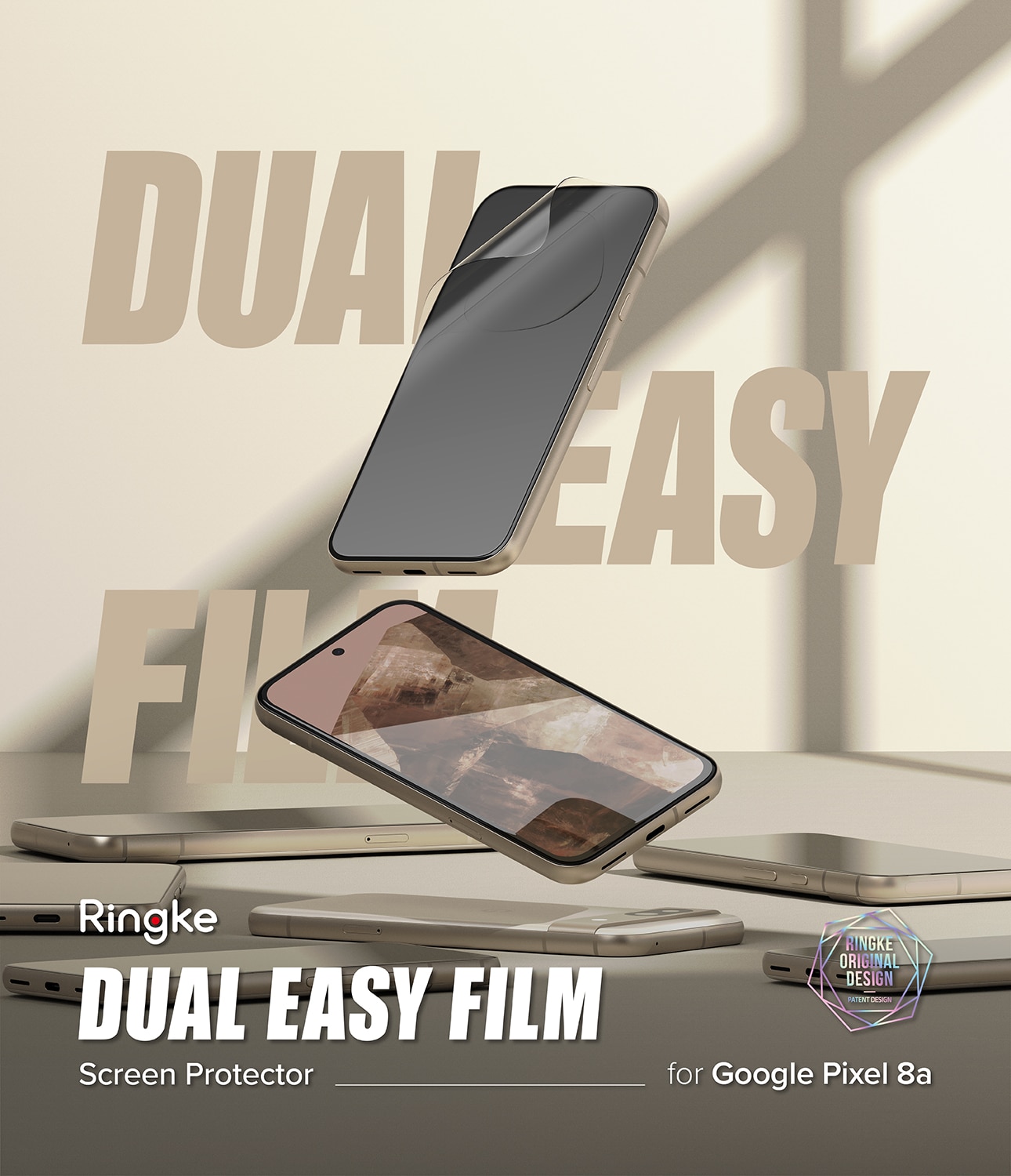 Dual Easy Screen Protector (2 pezzi) Google Pixel 8a