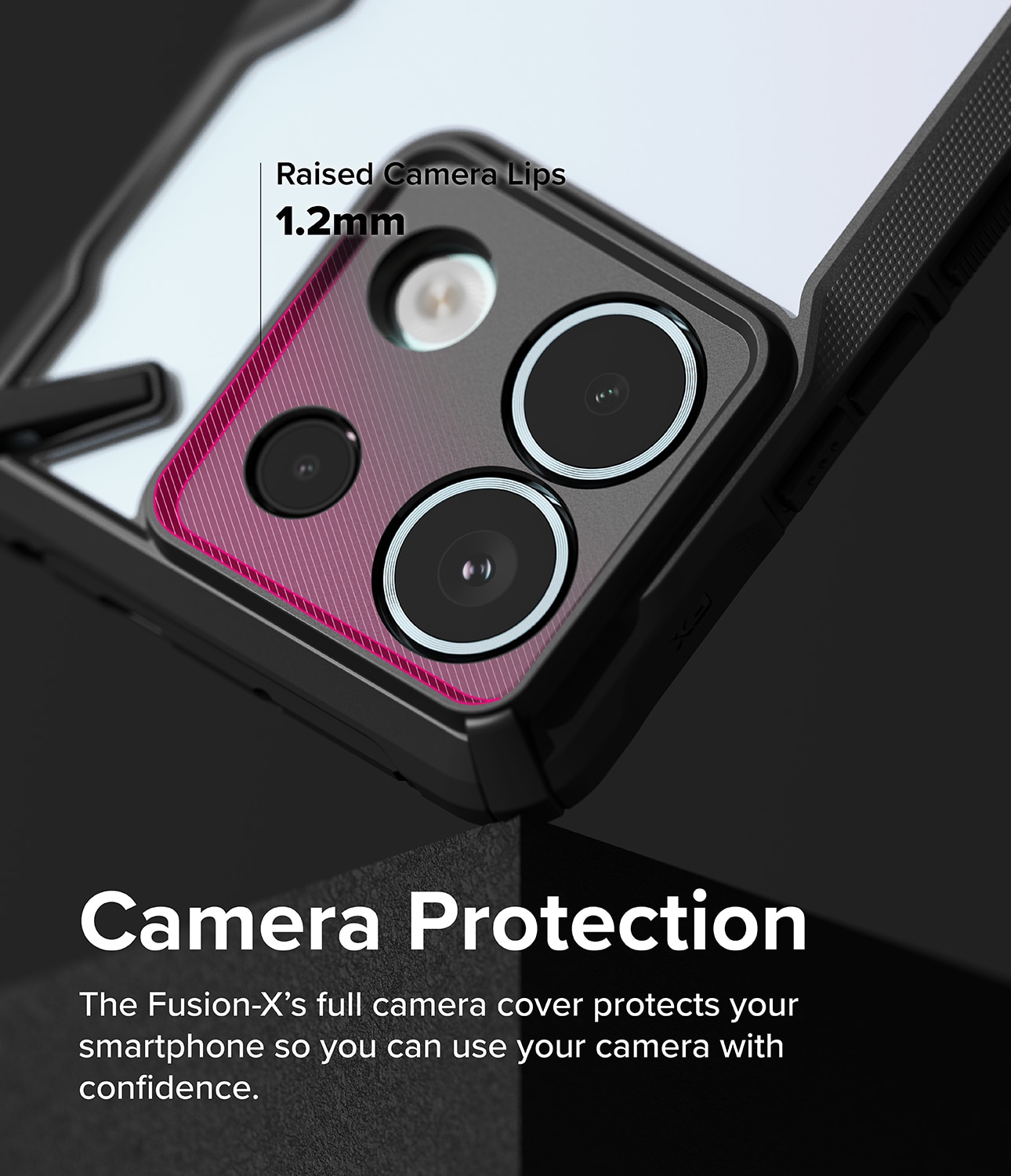Cover Fusion X Xiaomi Redmi Note 13 Pro nero