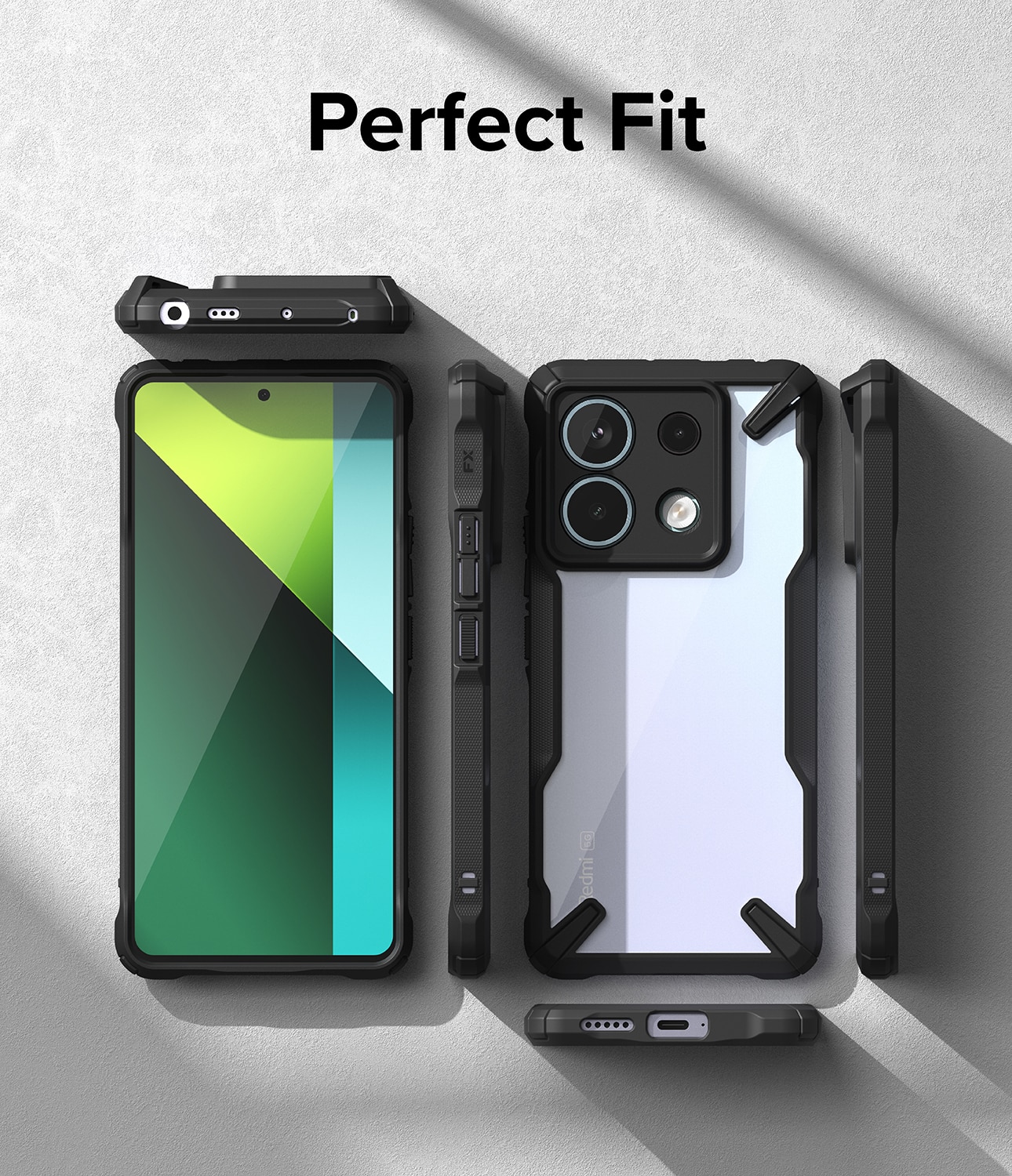 Cover Fusion X Xiaomi Redmi Note 13 Pro nero