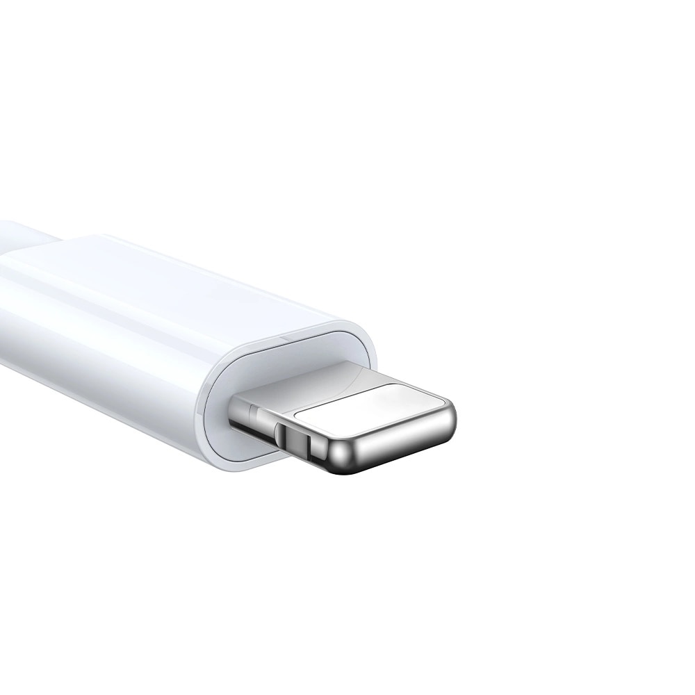Cavo 3-in-1 USB-A -> 2x Lightning +  Caricatore magnetico, bianco (S-IW007)