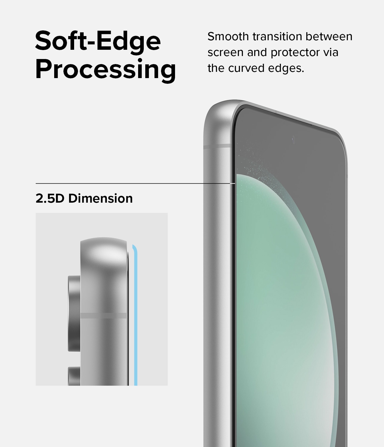 Screen Protector Glass Samsung Galaxy S23 FE (2 pezzi)