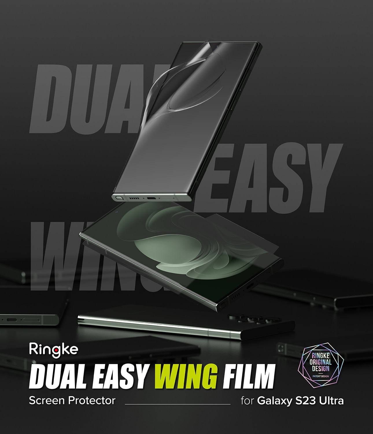 Dual Easy Wing Screen Protector (2 pezzi) Samsung Galaxy S23 Ultra
