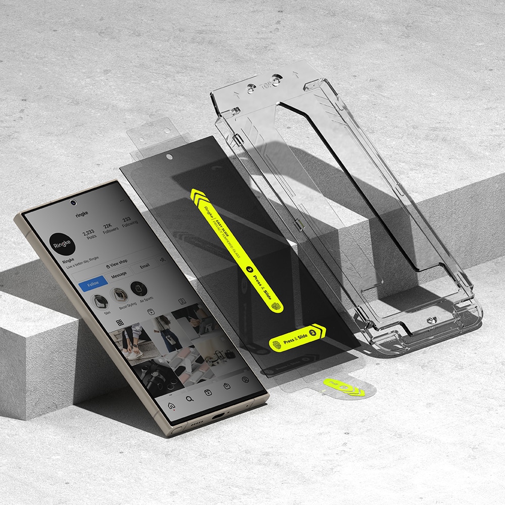 Easy Slide Privacy Glass (2 pezzi) Samsung Galaxy S24 Ultra