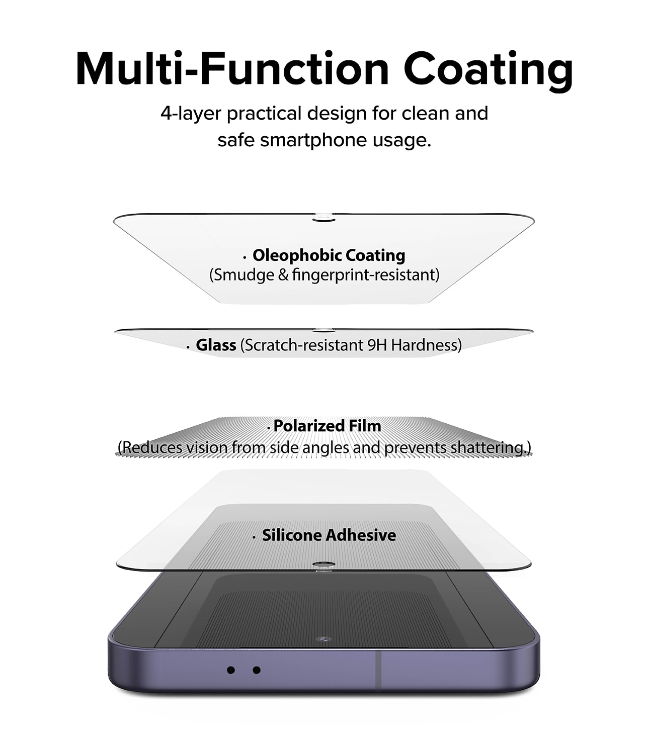 Easy Slide Privacy Glass (2 pezzi) Samsung Galaxy S24