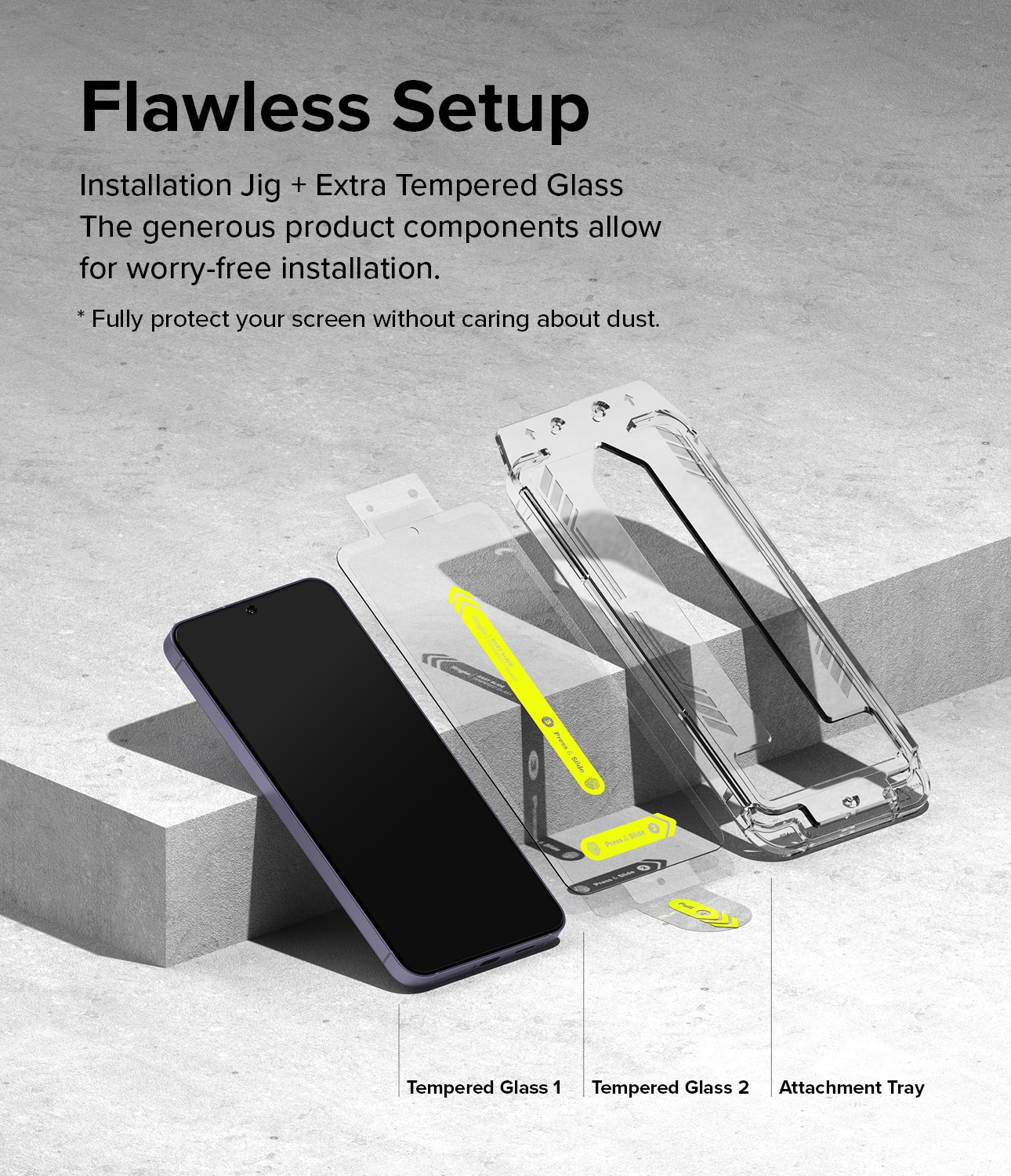 Easy Slide Glass (2 pezzi) Samsung Galaxy S24 Plus