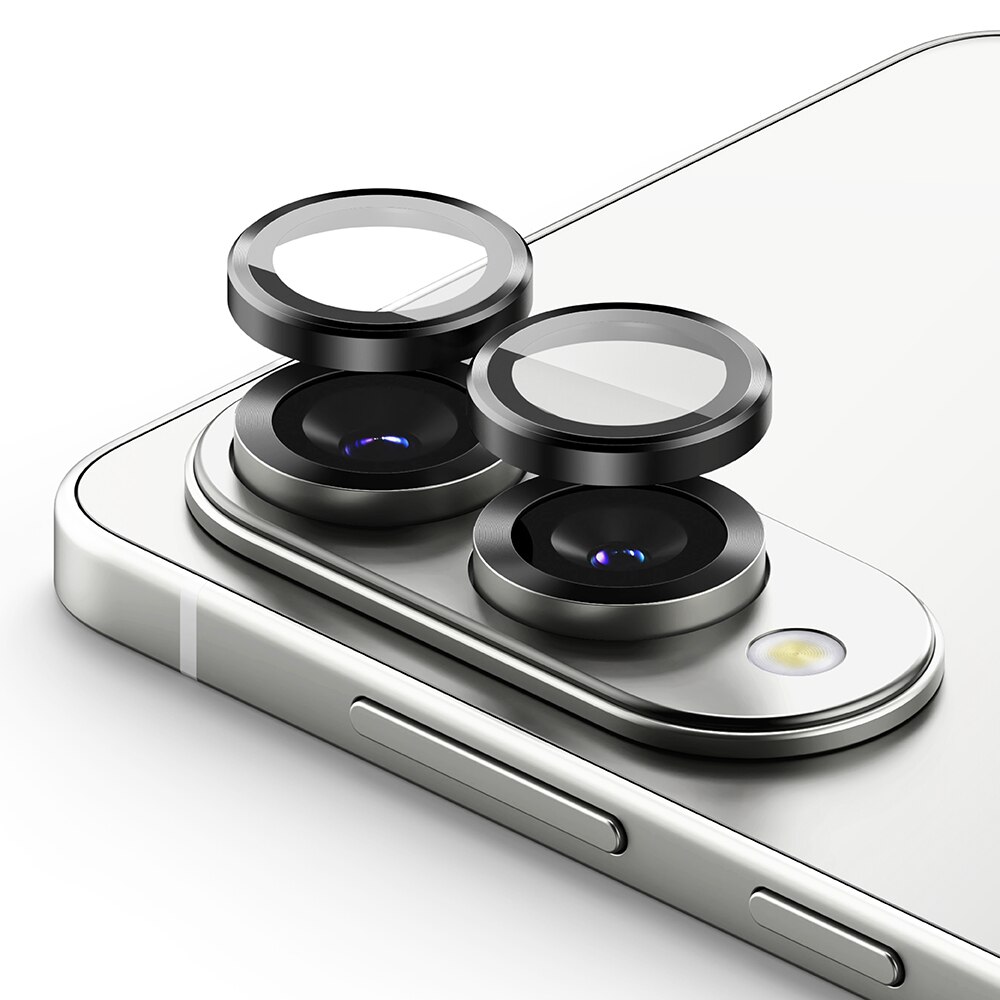 Camera Lens Frame Glass (2 pezzi) Samsung Galaxy S25 Edge Black