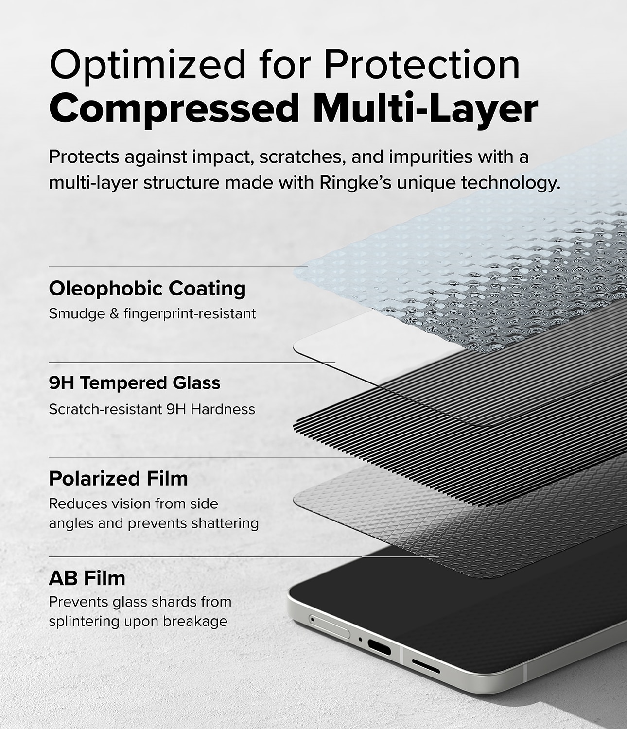 Easy Slide Privacy Glass (2 pezzi) Samsung Galaxy S25 Edge
