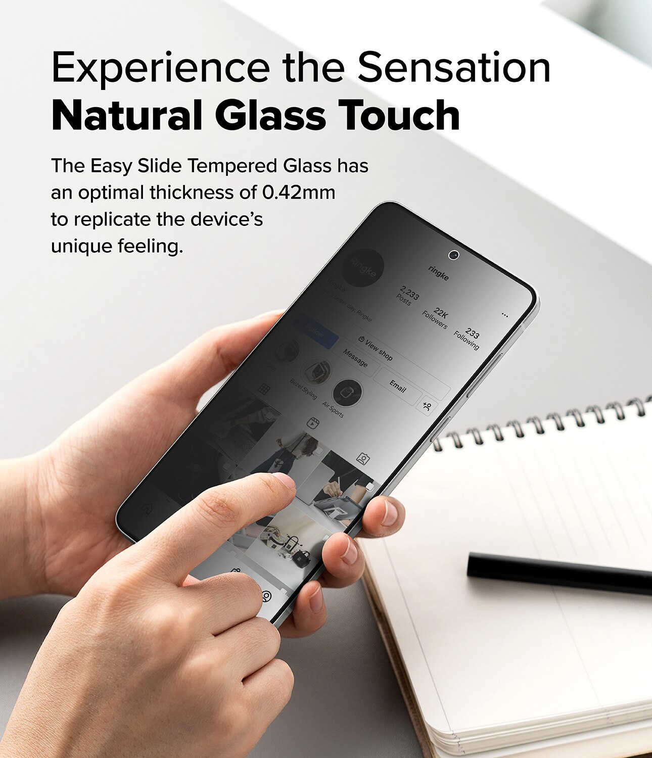 Easy Slide Privacy Glass (2 pezzi) Samsung Galaxy S25 Edge
