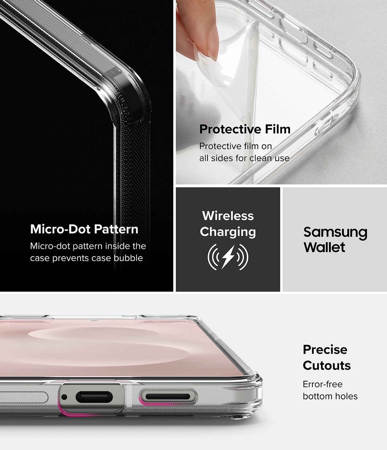 Cover Fusion Samsung Galaxy S25 Edge Clear