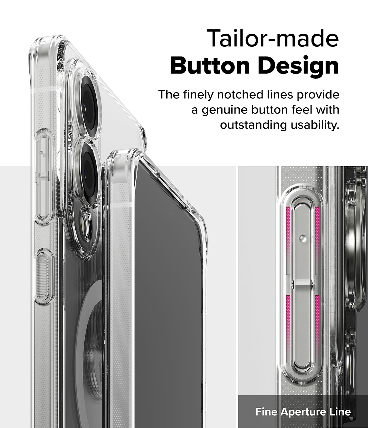 Cover Fusion Magnetic Samsung Galaxy S25 Edge Trasparente