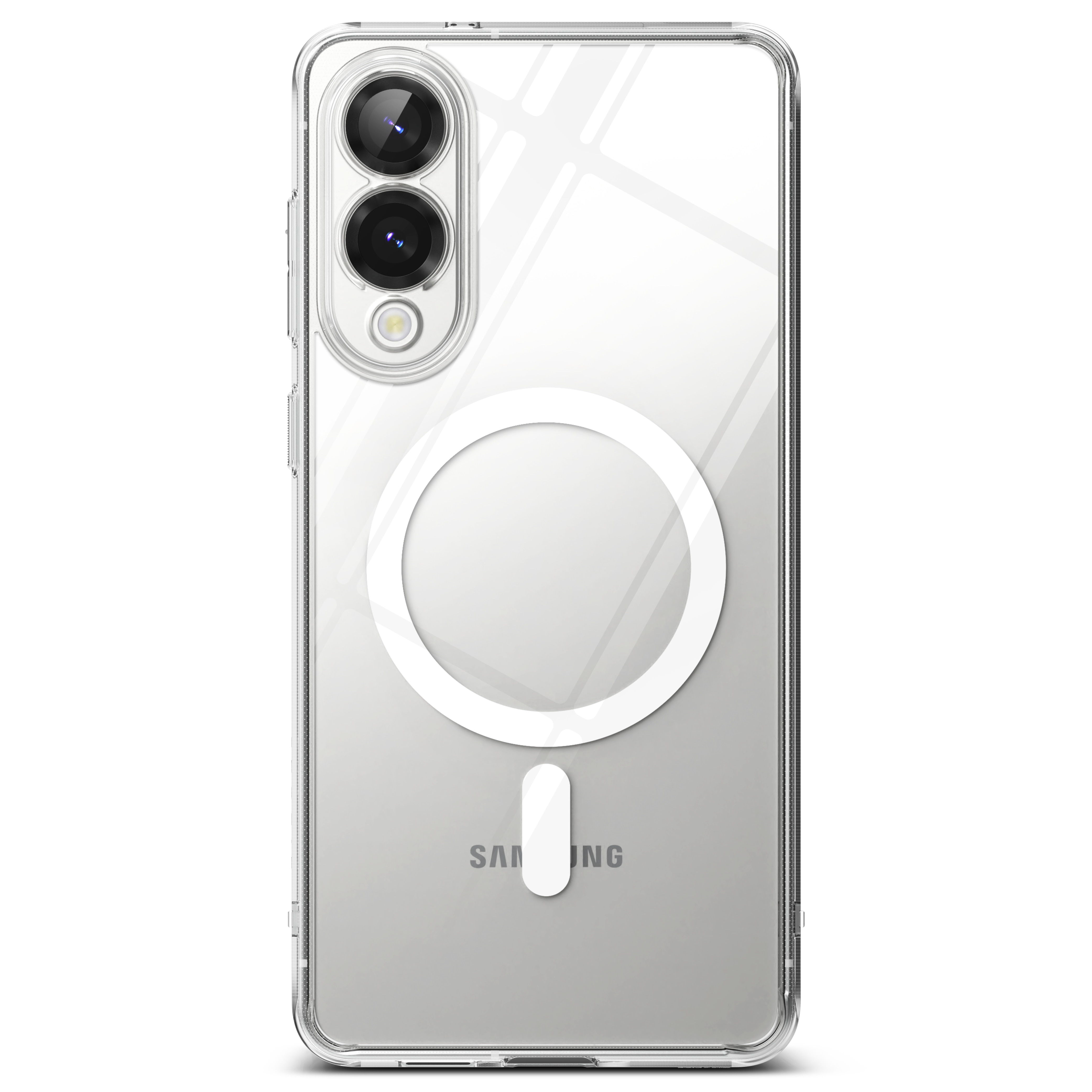 Cover Fusion Magnetic Samsung Galaxy S25 Edge Trasparente