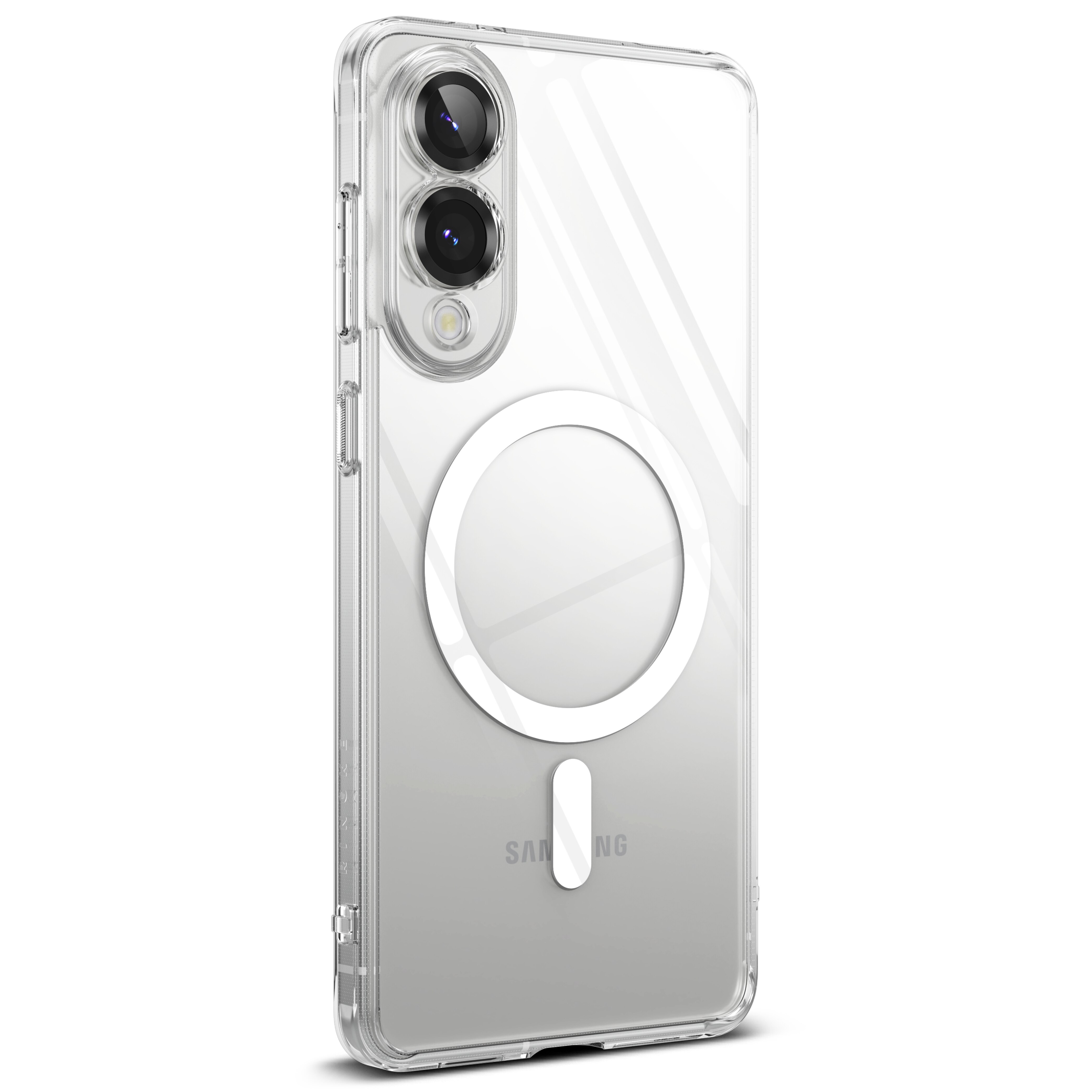 Cover Fusion Magnetic Samsung Galaxy S25 Edge Trasparente
