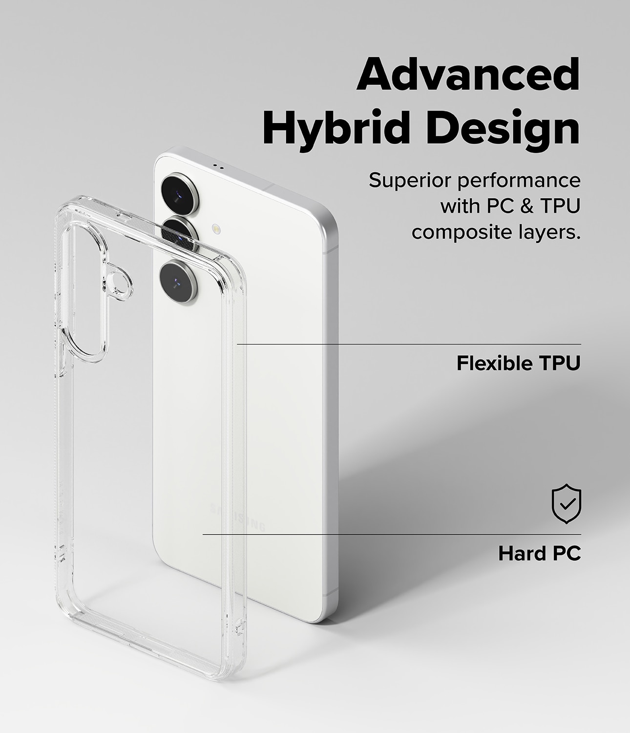 Cover Fusion Samsung Galaxy S25 FE Clear