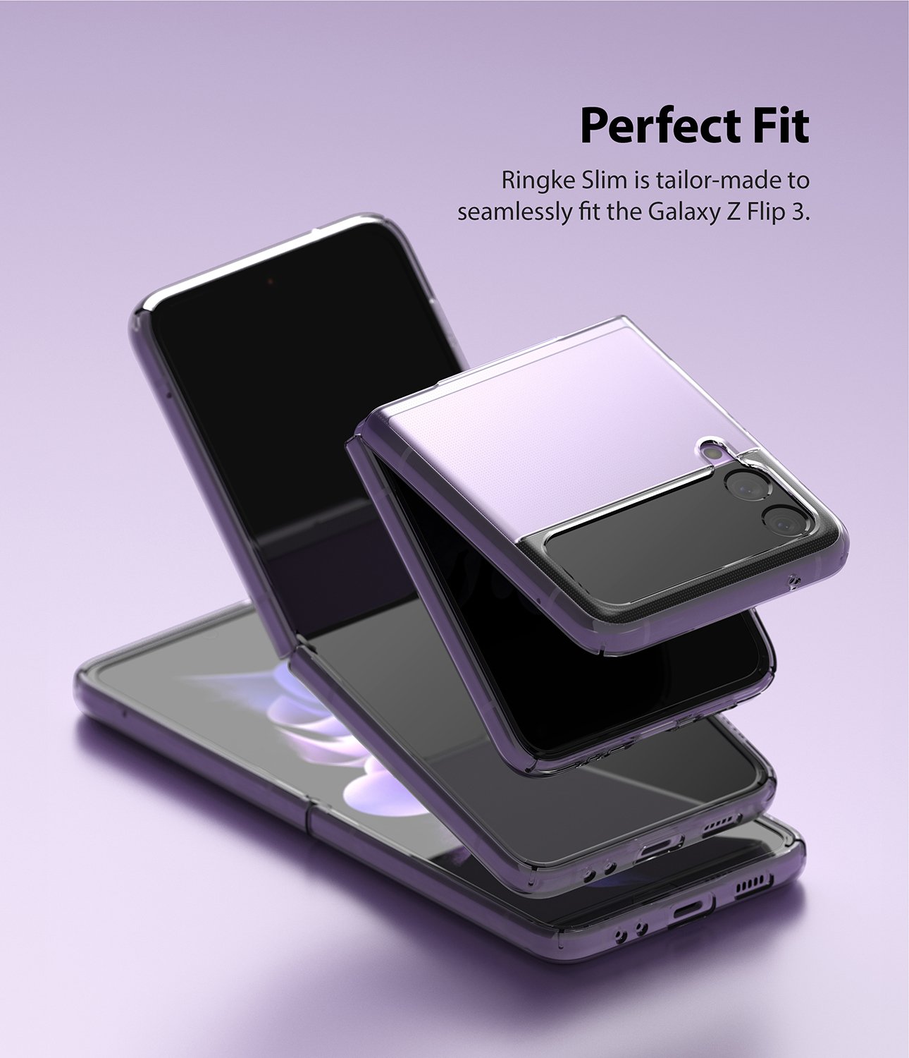 Cover Slim Samsung Galaxy Z Flip 3 Black