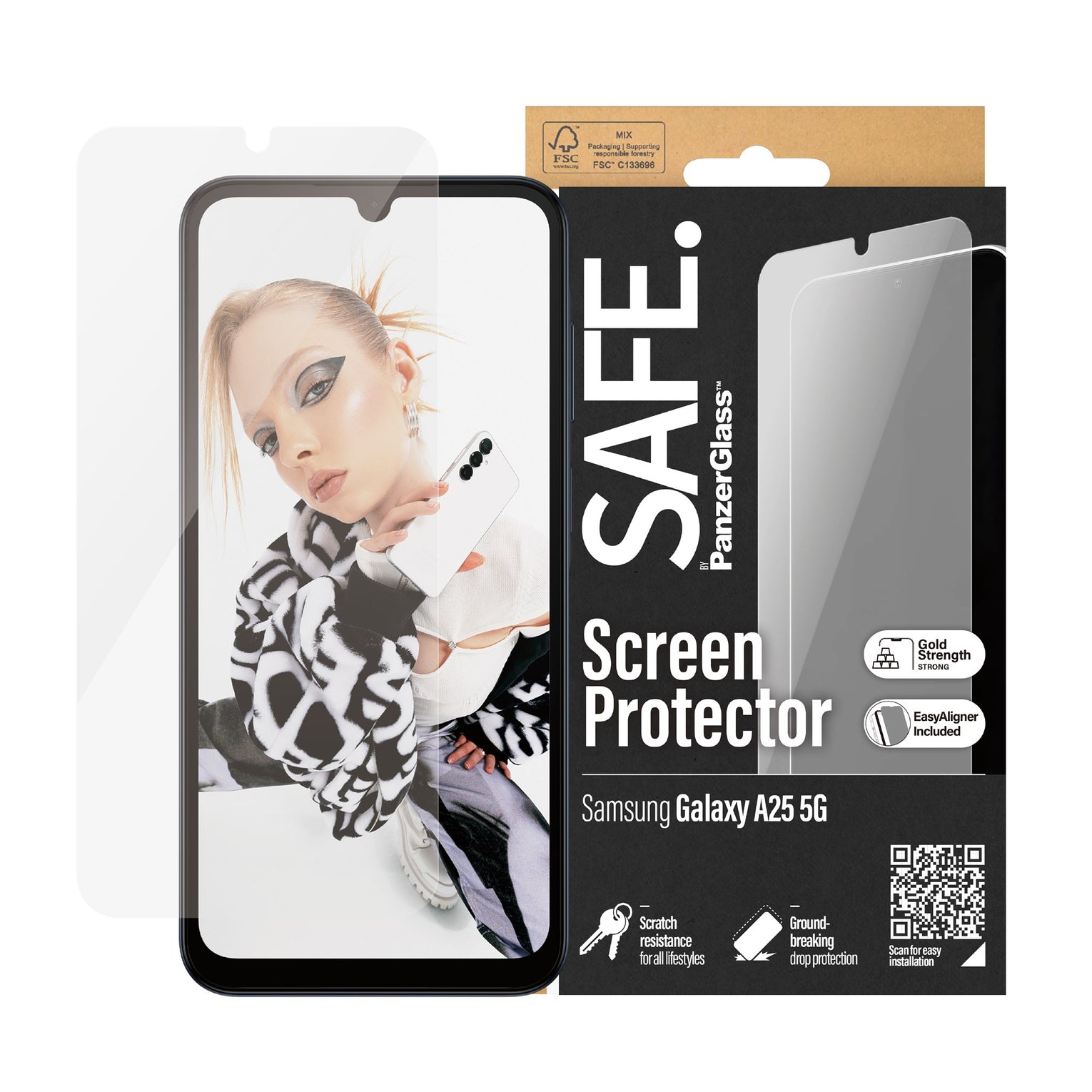 Samsung Galaxy A25 Screen Protector Ultra Wide Fit