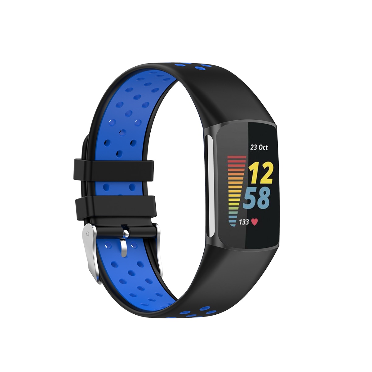 Cinturino Sport in Silicone Fitbit Charge 6 Multicolore/Motivo