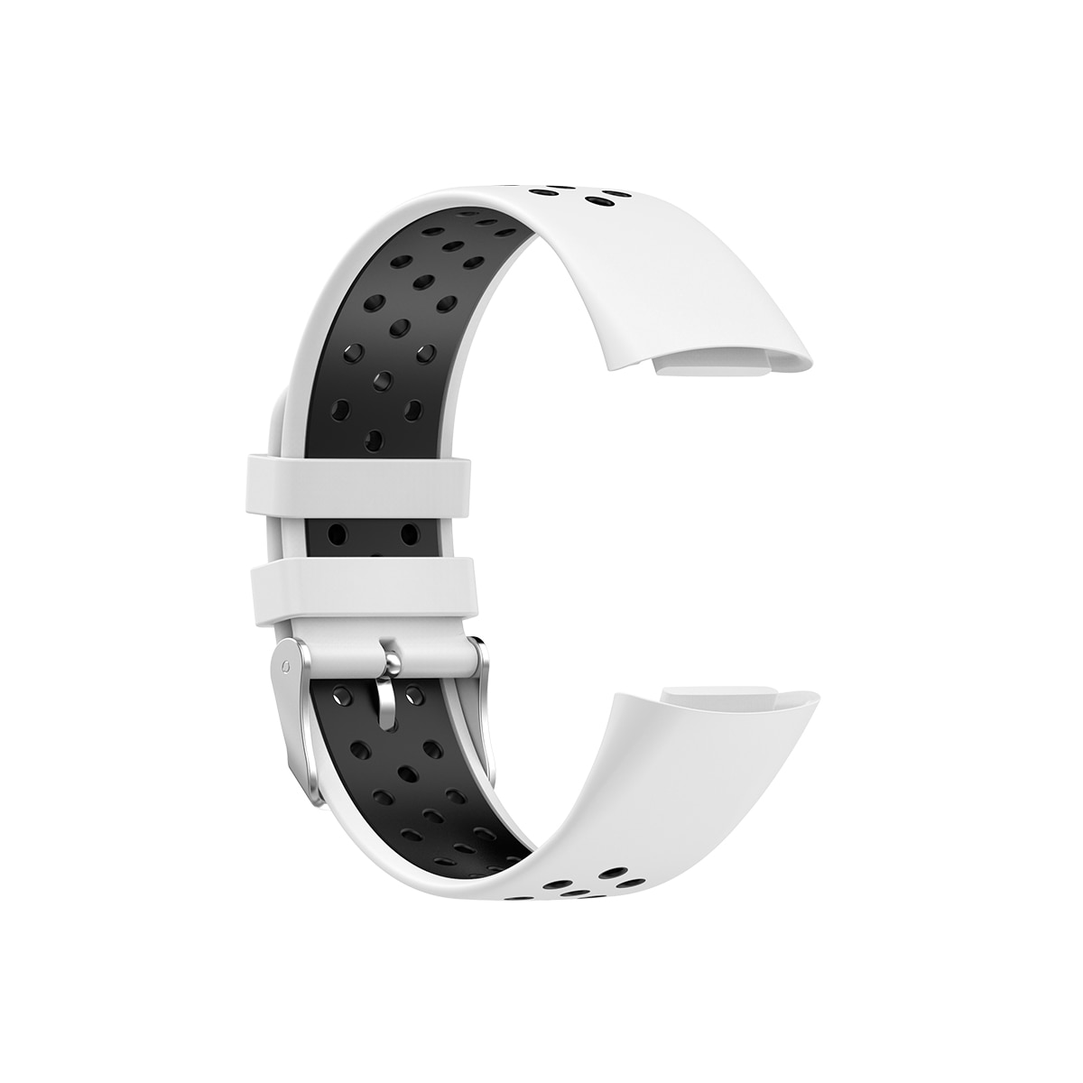 Cinturino Sport in Silicone Fitbit Charge 6 Bianco