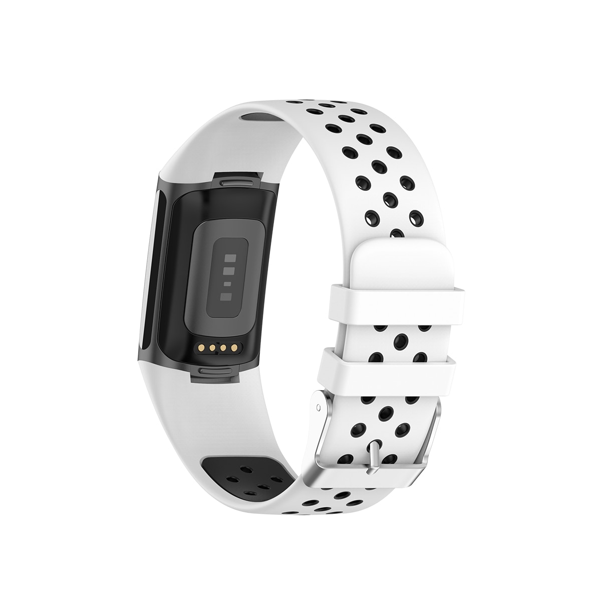 Cinturino Sport in Silicone Fitbit Charge 6 Bianco