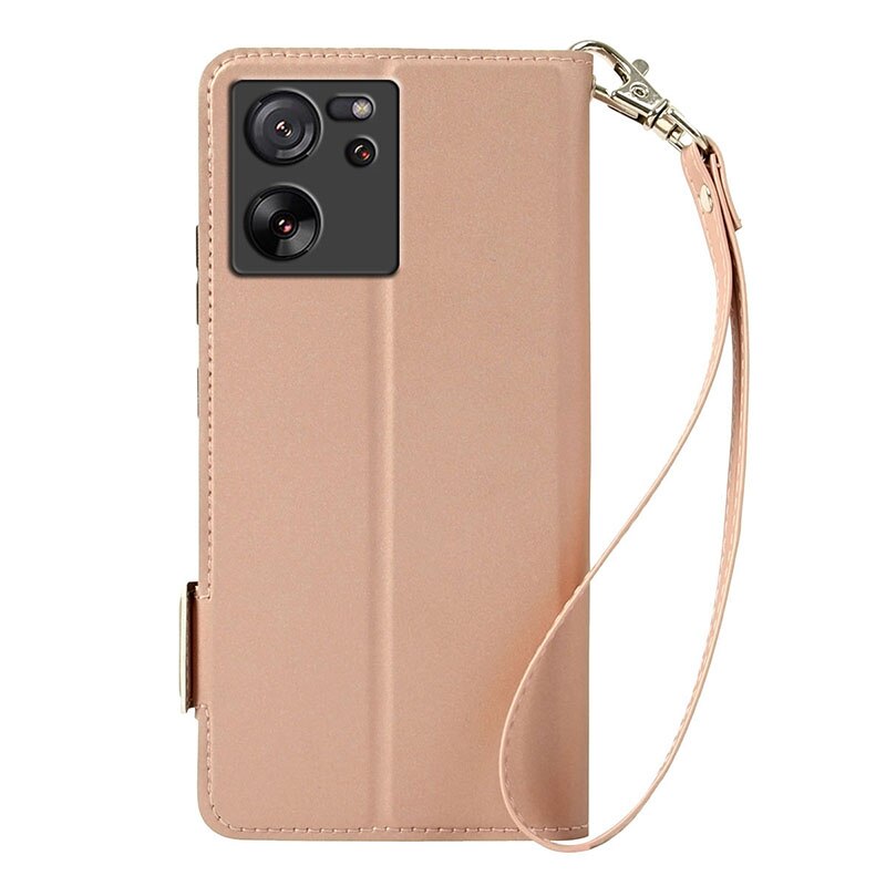 Cover portafoglio Slim Card Wallet Xiaomi 13T oro rosa