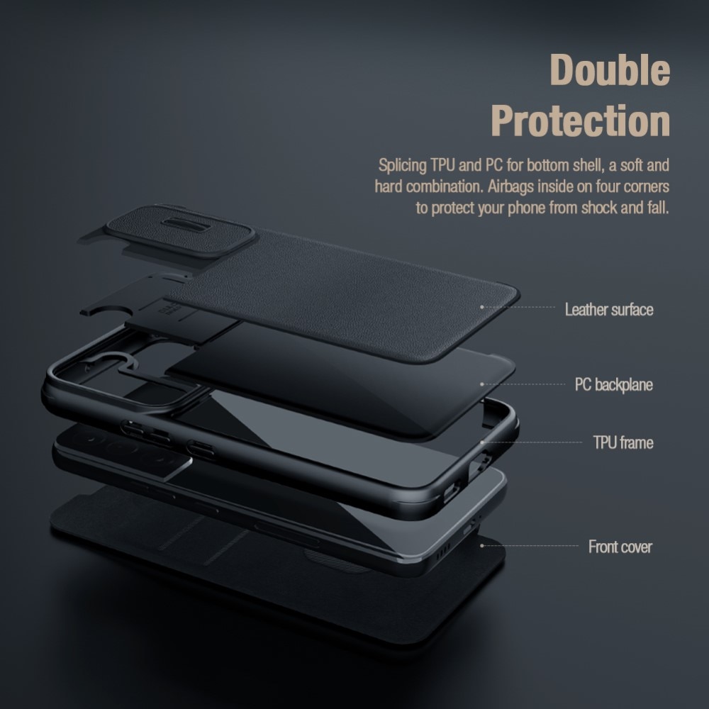 Cover Qin Pro CamShield Samsung Galaxy S23 Green