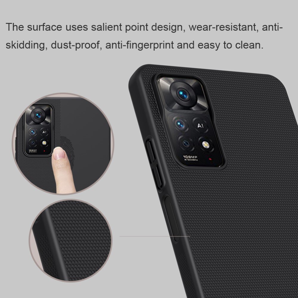 Super Frosted Shield Xiaomi Redmi Note 11 Pro Nero