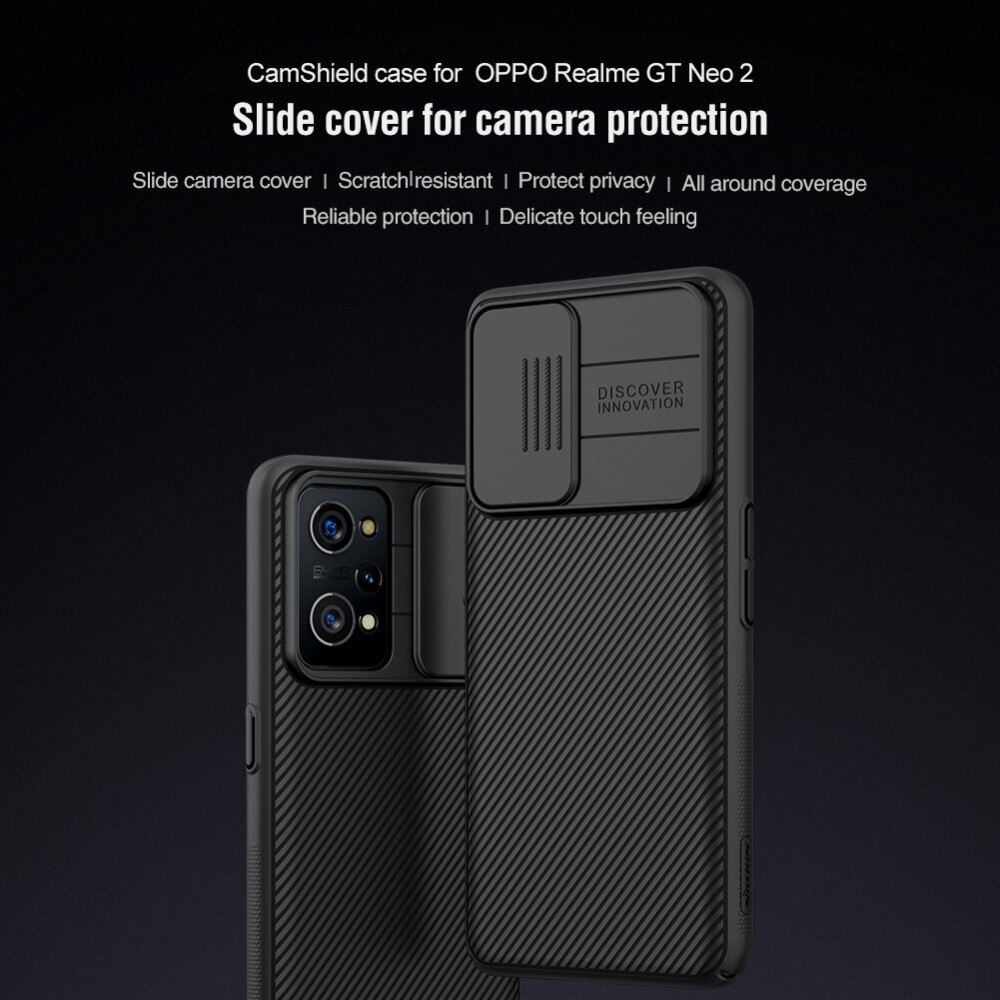 Cover CamShield Realme GT Neo 2 Nero