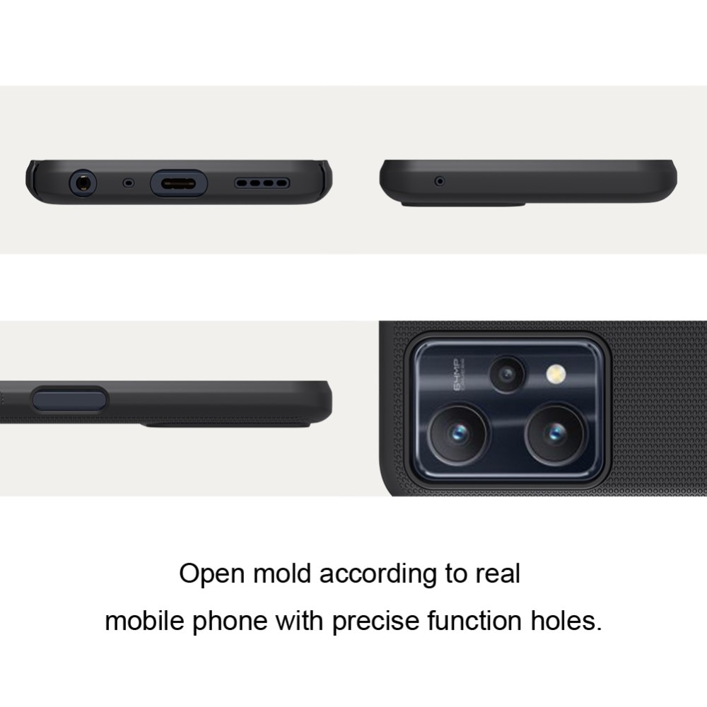 Super Frosted Shield Realme/OnePlus 9 Pro/Nord CE 2 Lite 5G Nero