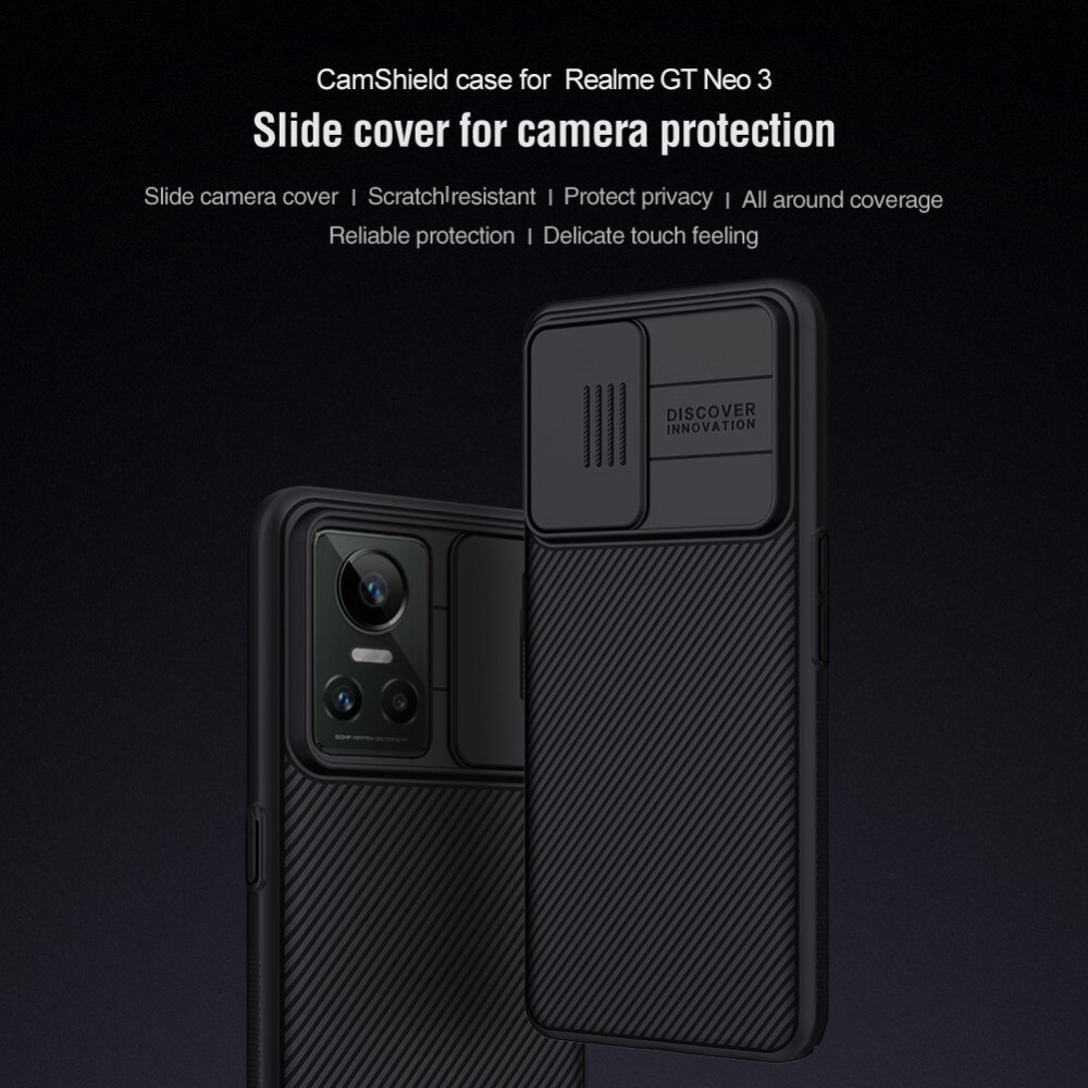 Cover CamShield Realme GT Neo 3 Nero