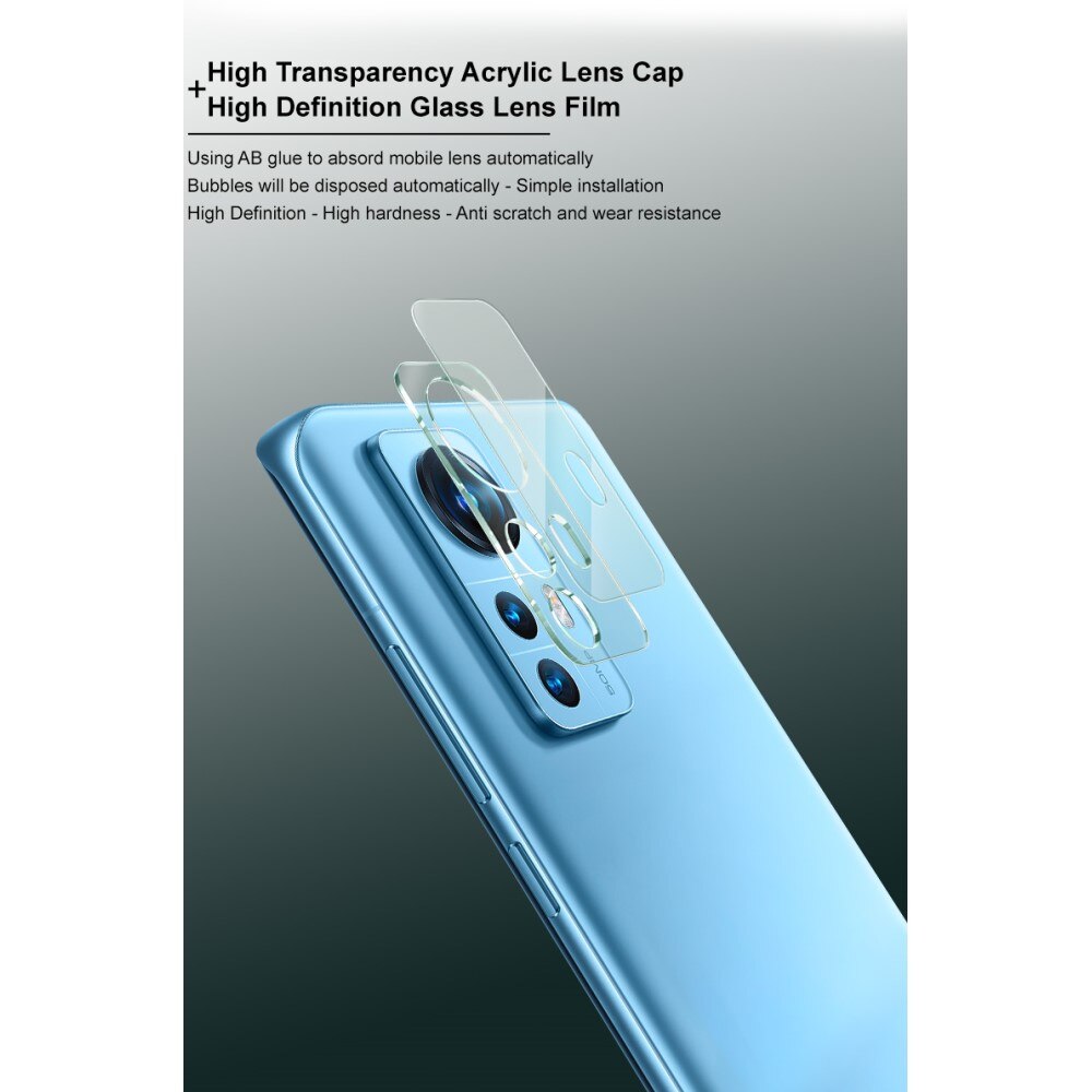Proteggilente in vetro temperato da 0,2 mm Xiaomi 12 Trasparente