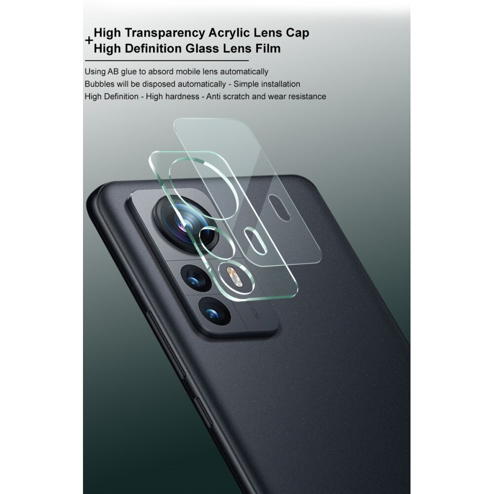Proteggilente in vetro temperato da 0,2 mm Xiaomi 12 Pro Trasparente