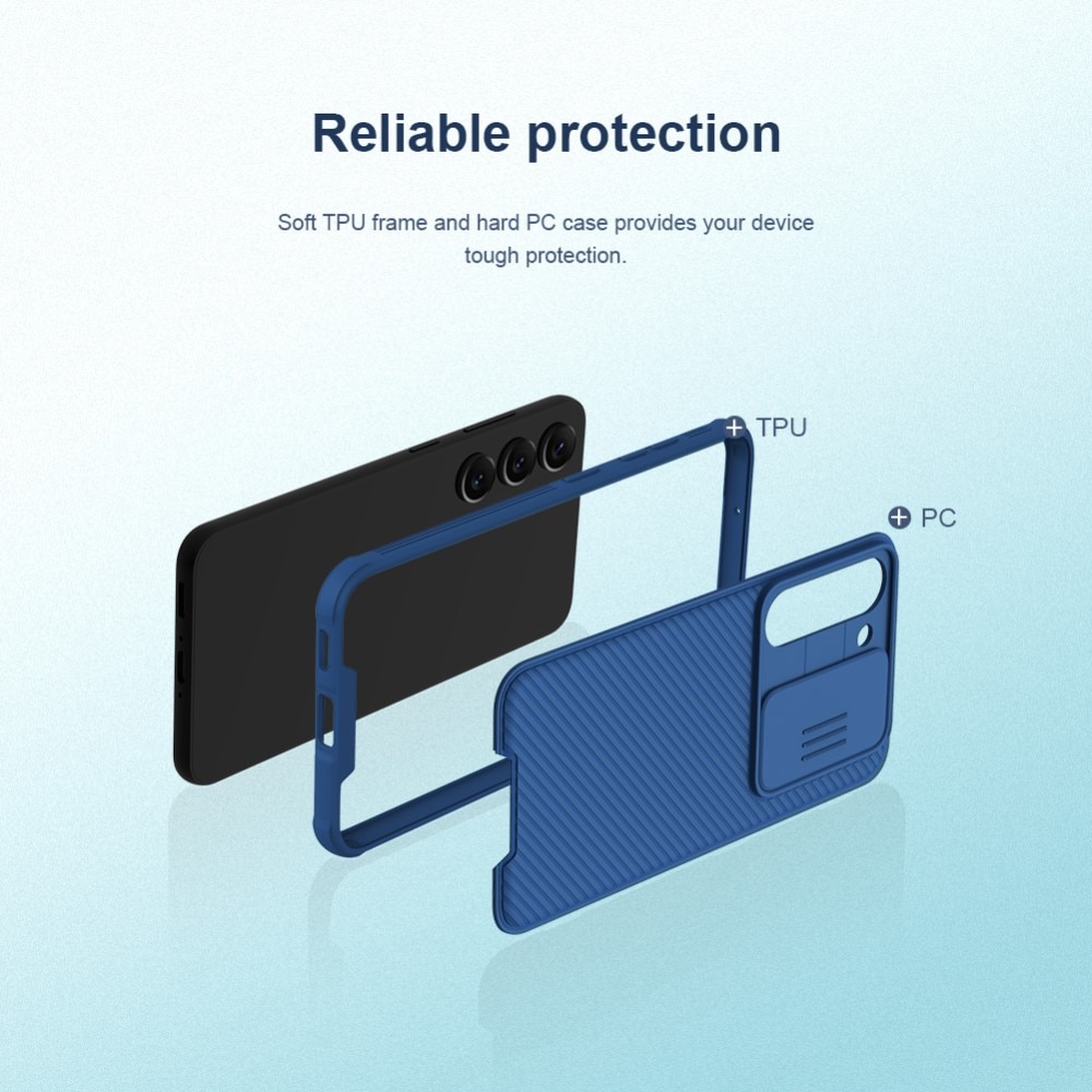 Cover CamShield Samsung Galaxy S23 Plus blu