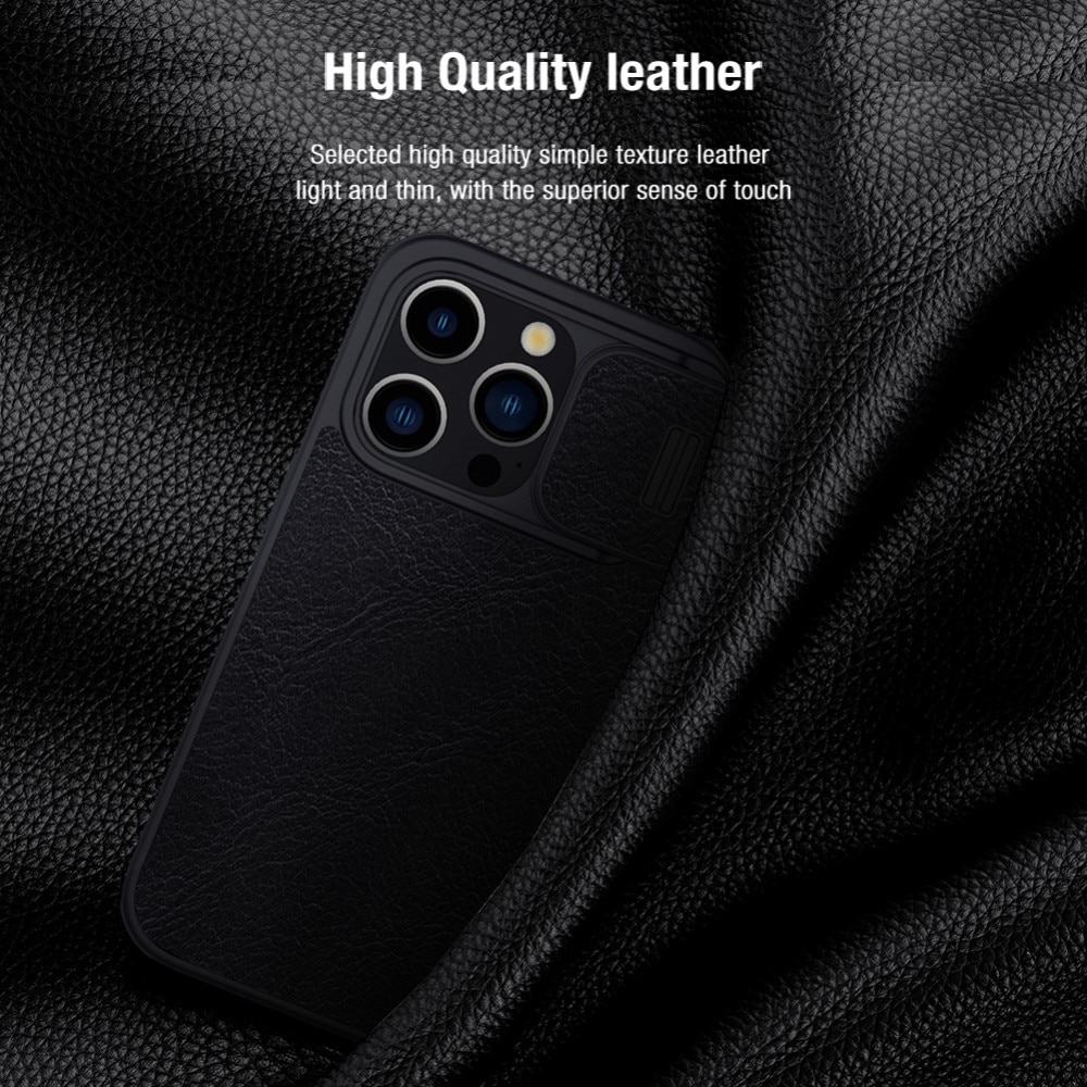 Cover Qin Pro CamShield iPhone 15 Pro Max Black