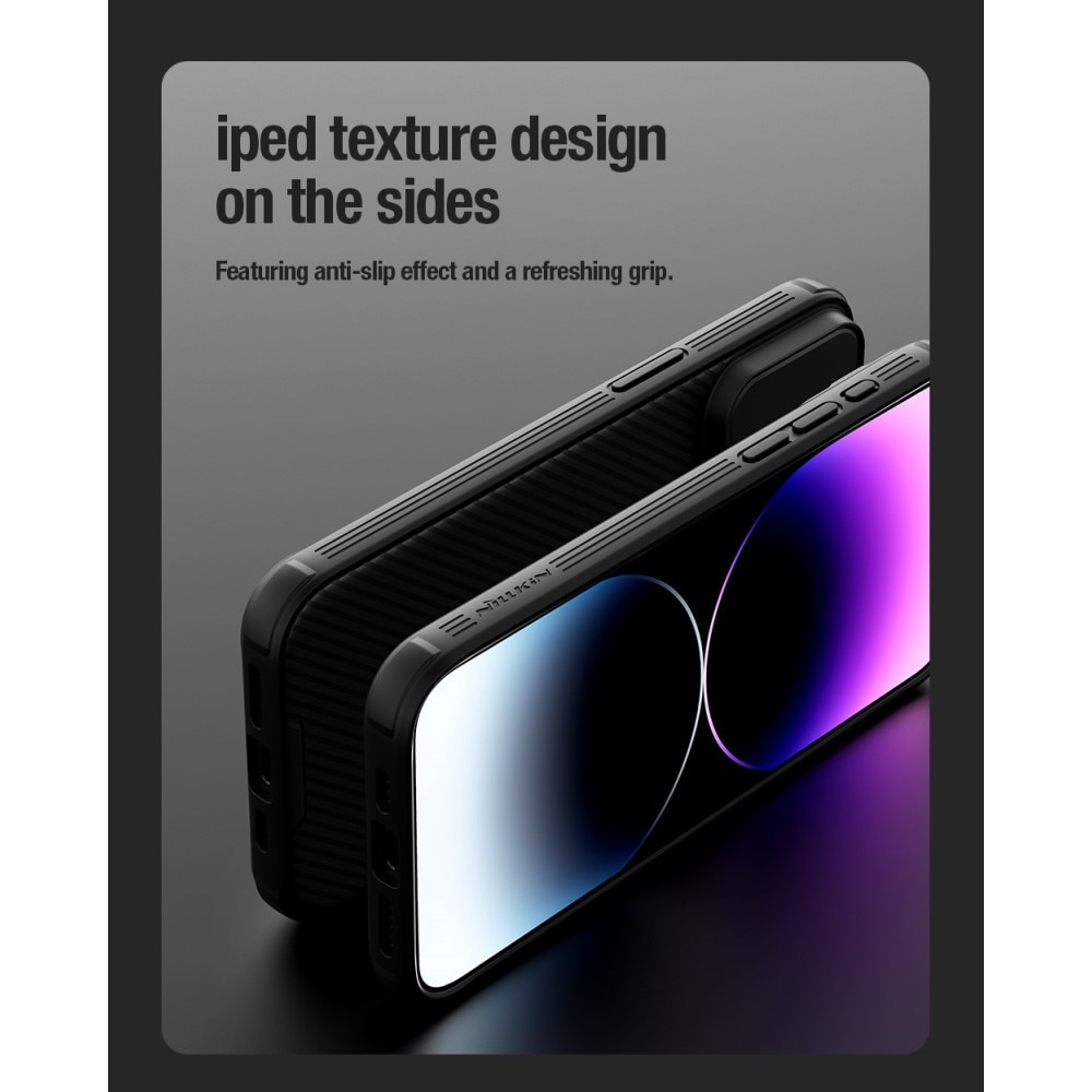 Cover CamShield iPhone 15 Pro Max blu